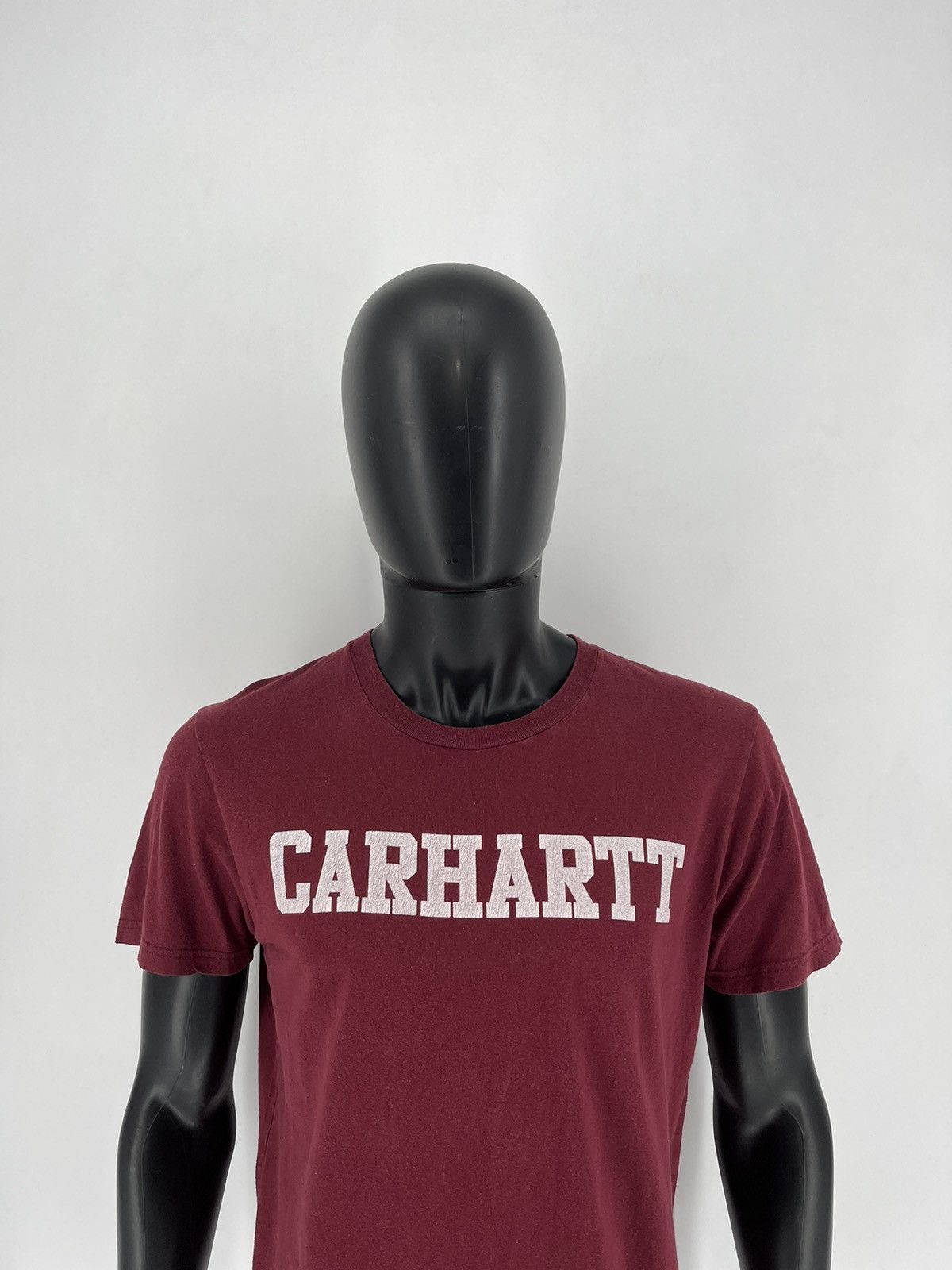 Carhartt TRASHED Carhartt Centr Big Logo Vintage Y2K Style Shirt Size US M / EU 48-50 / 2 - 1 Thumbnail