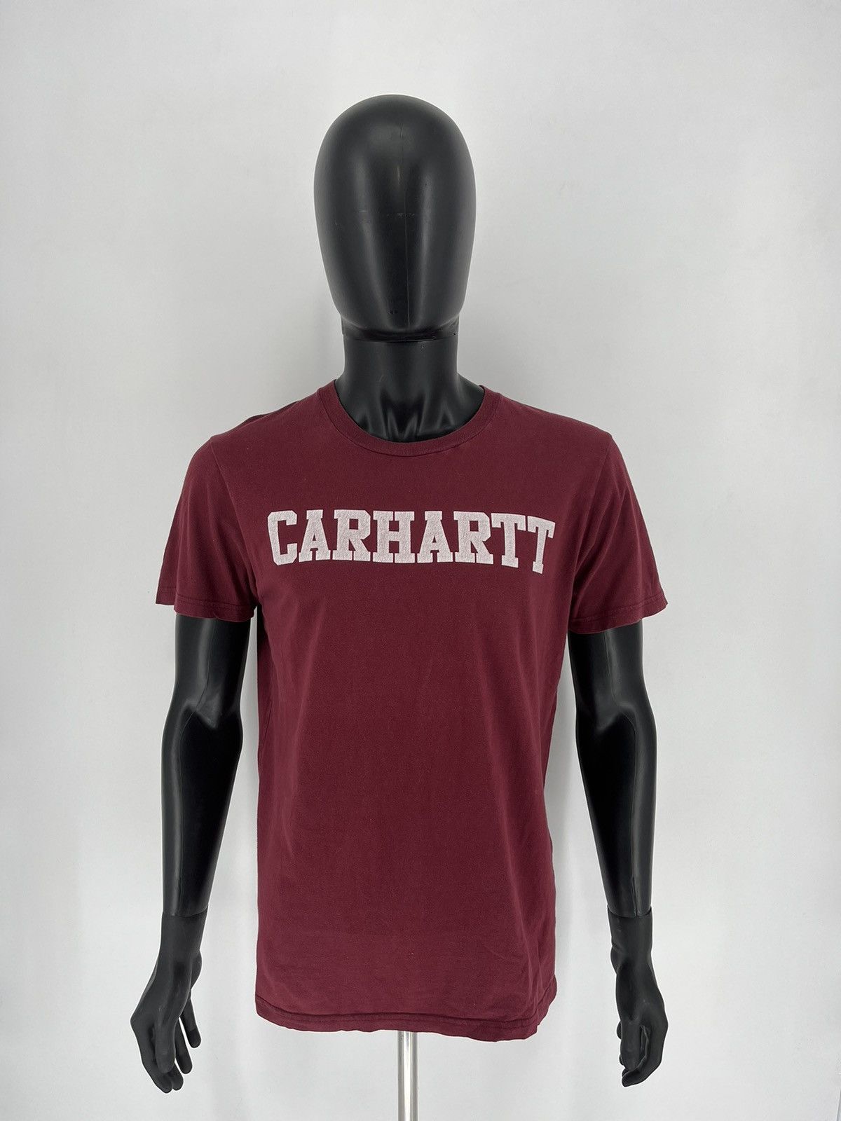 Carhartt TRASHED Carhartt Centr Big Logo Vintage Y2K Style Shirt Size US M / EU 48-50 / 2 - 2 Thumbnail