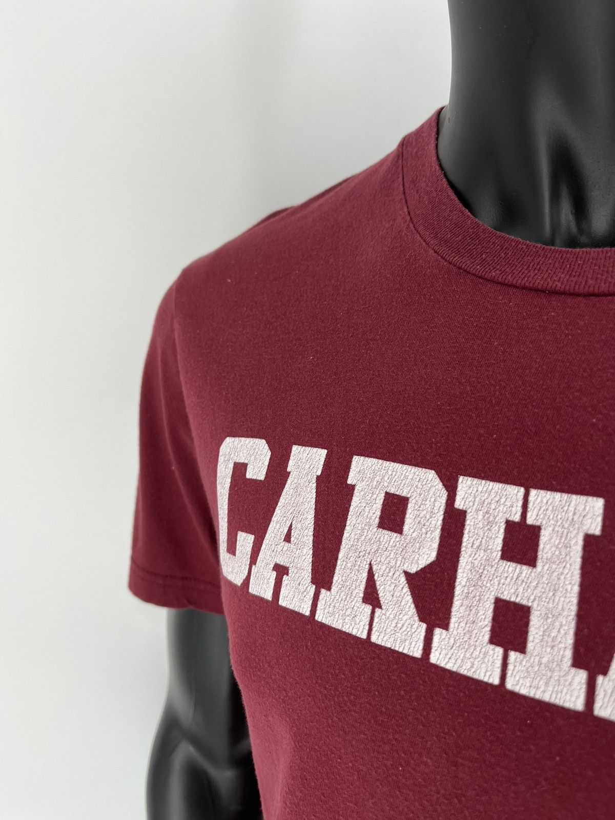 Carhartt TRASHED Carhartt Centr Big Logo Vintage Y2K Style Shirt Size US M / EU 48-50 / 2 - 8 Thumbnail