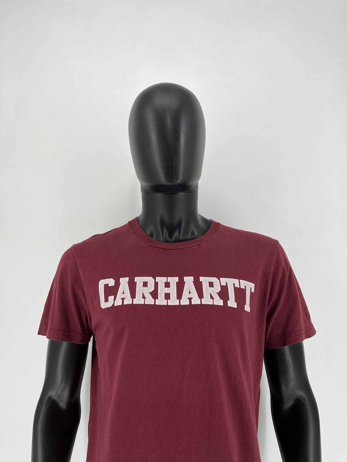 Carhartt TRASHED Carhartt Centr Big Logo Vintage Y2K Style Shirt Size US M / EU 48-50 / 2 - 6 Thumbnail