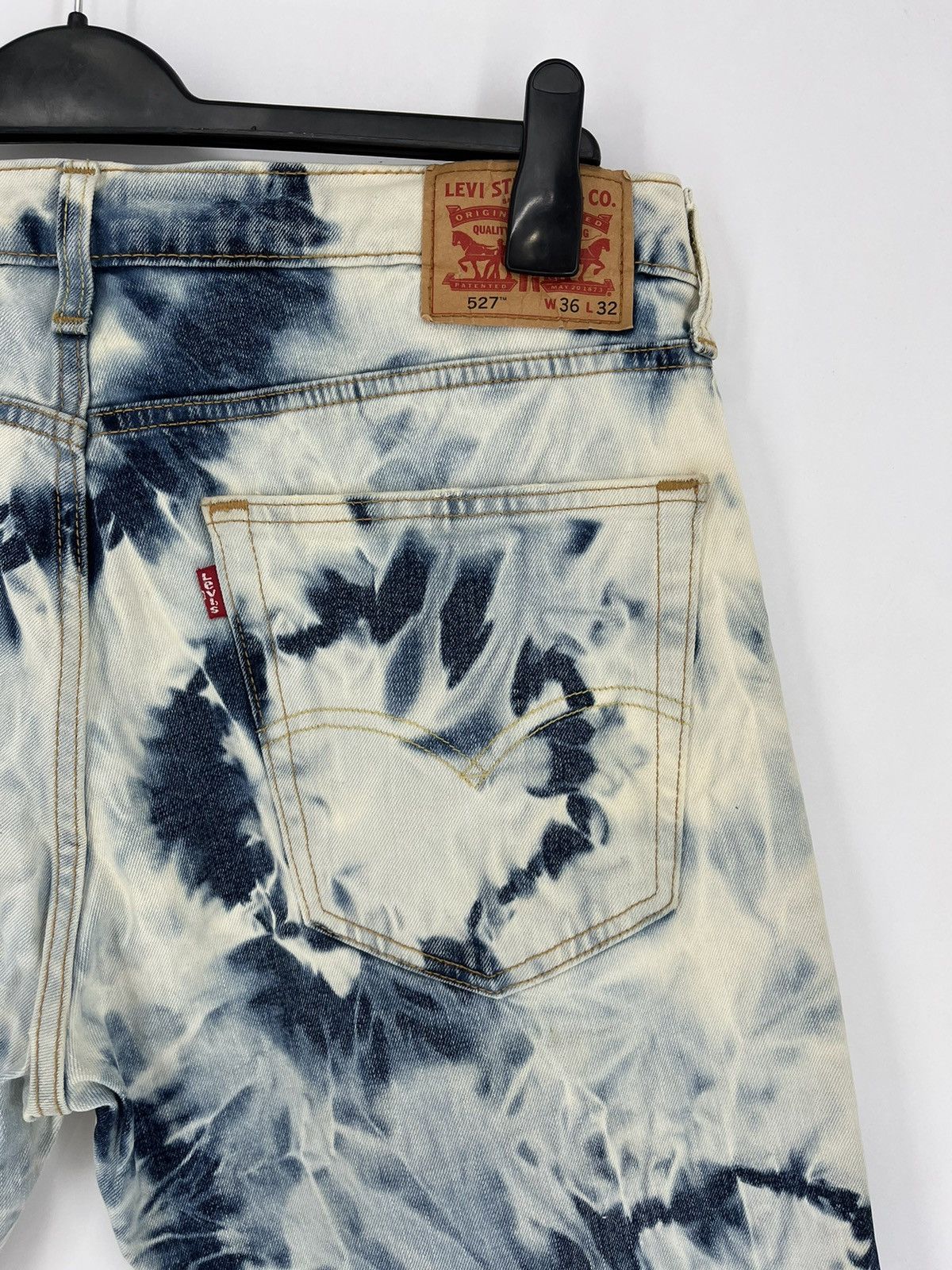 Levi's 90S Vintage Levis 527 Flared Bootcut Jeans W36x32 Size US 36 / EU 52 - 14 Thumbnail