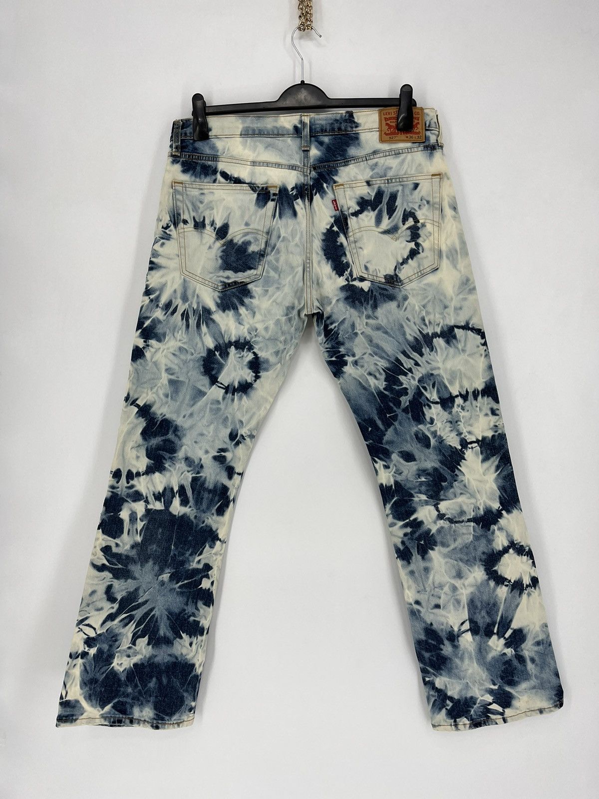 Levi's 90S Vintage Levis 527 Flared Bootcut Jeans W36x32 Size US 36 / EU 52 - 11 Thumbnail