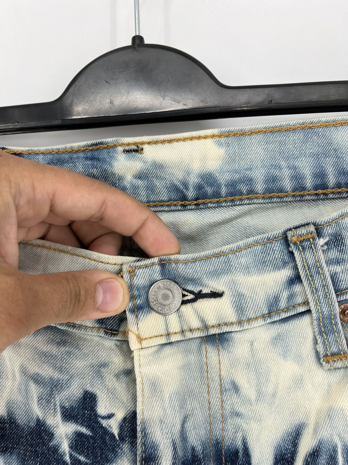 Levi's 90S Vintage Levis 527 Flared Bootcut Jeans W36x32 Size US 36 / EU 52 - 9 Thumbnail
