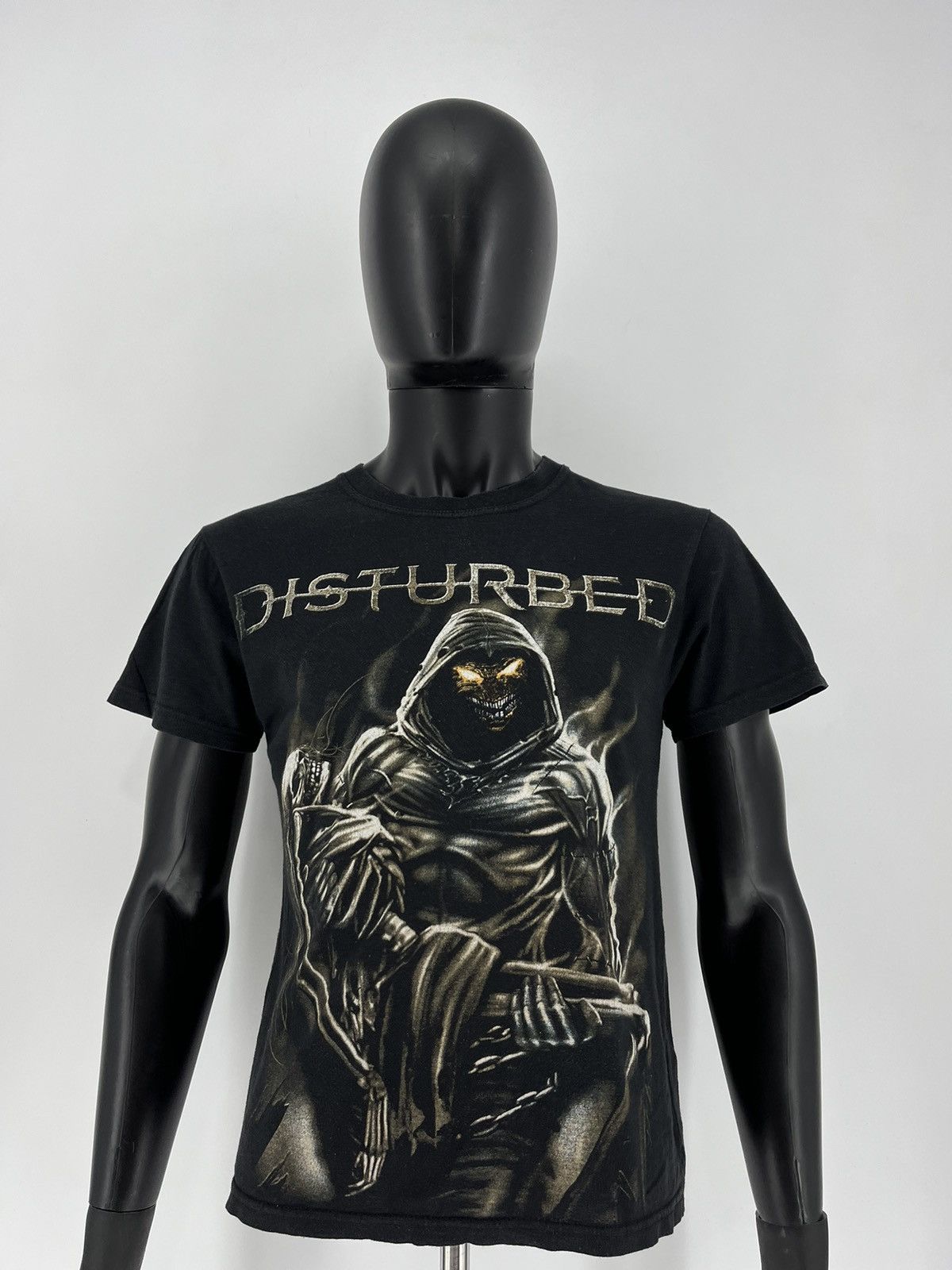 Band Tees Vintage Y2K Disturbed Metal Band Grunge Faded Double Sided Size US M / EU 48-50 / 2 - 6 Thumbnail
