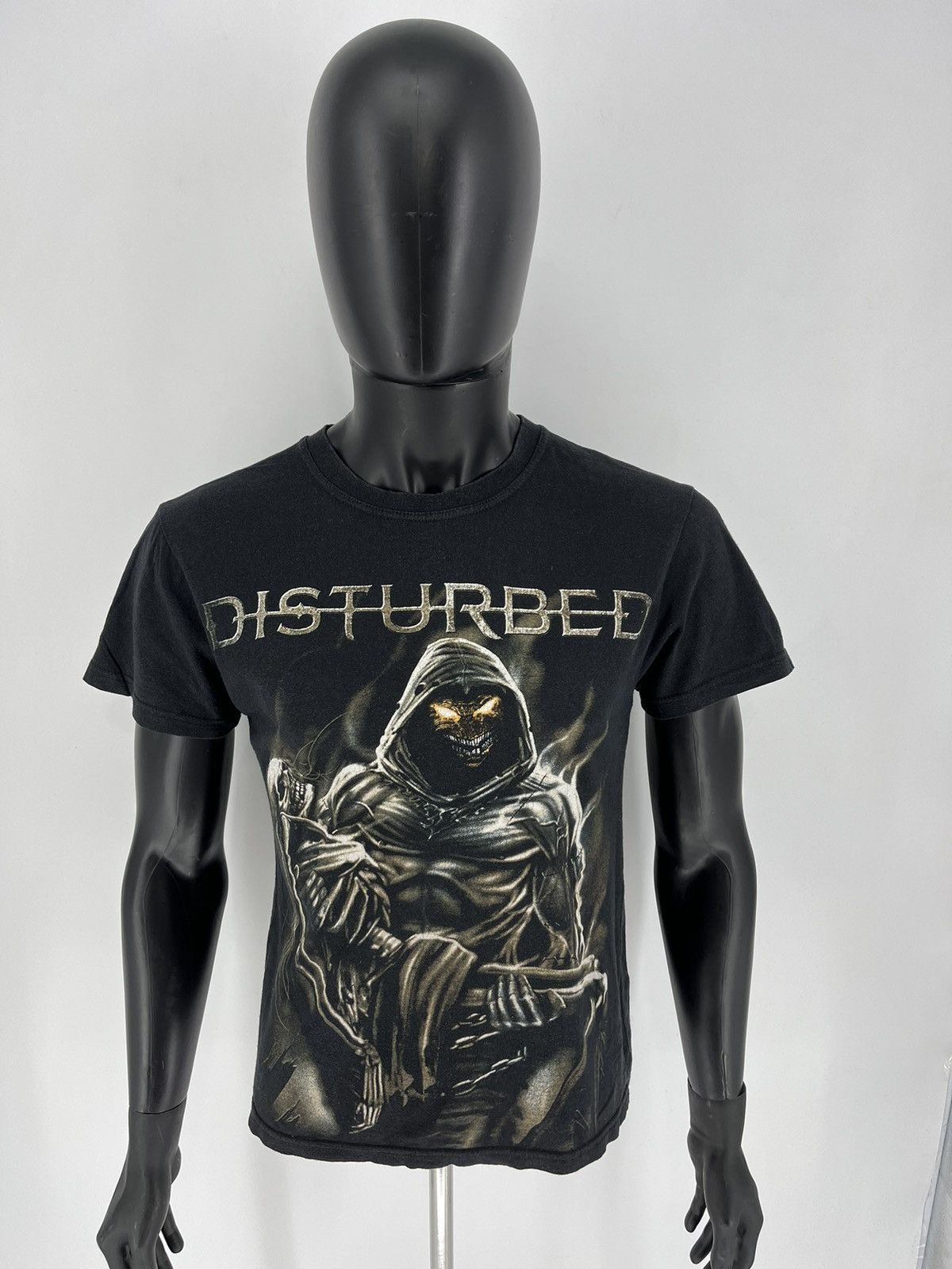 Band Tees Vintage Y2K Disturbed Metal Band Grunge Faded Double Sided Size US M / EU 48-50 / 2 - 5 Thumbnail