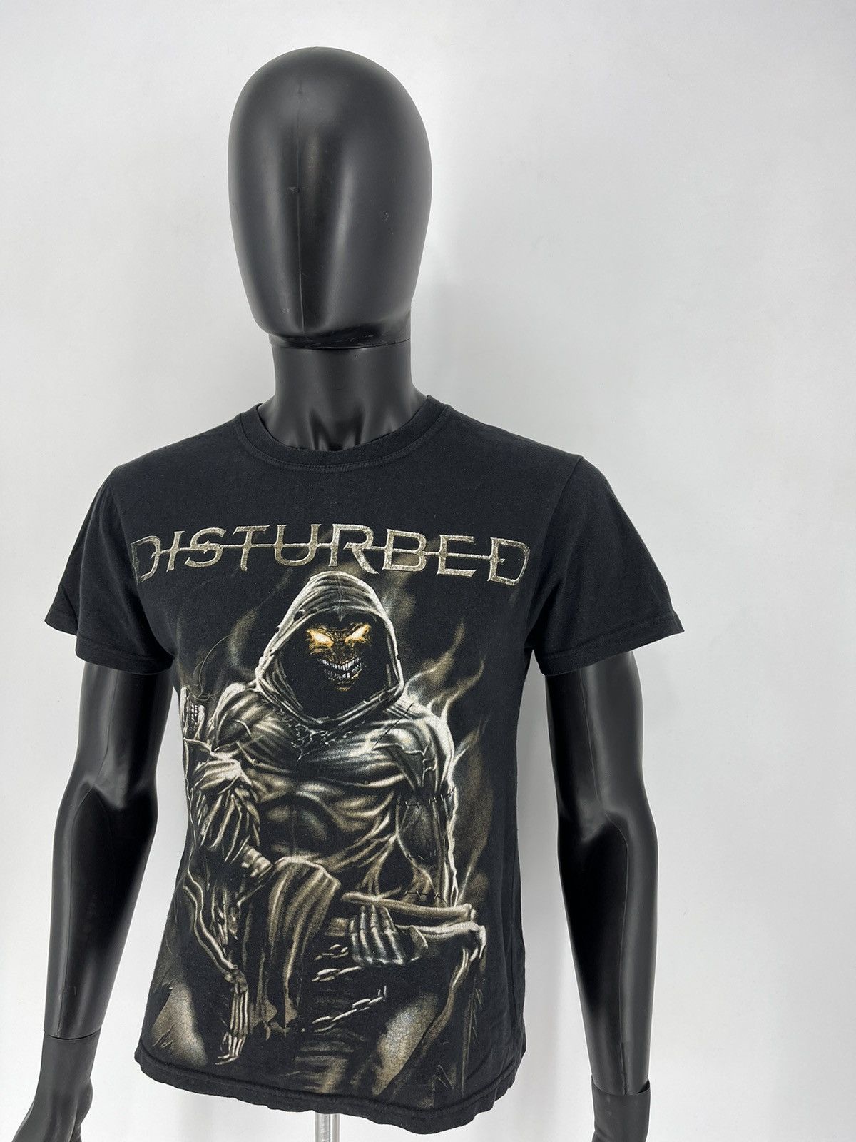 Band Tees Vintage Y2K Disturbed Metal Band Grunge Faded Double Sided Size US M / EU 48-50 / 2 - 4 Thumbnail