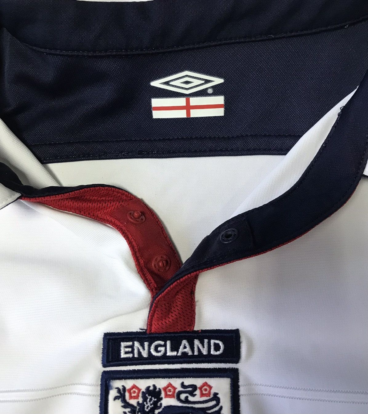 Umbro × Vintage Vintage Umbro Soccer Jersey England 2003/2005 two-side Size US L / EU 52-54 / 3 - 3 Thumbnail