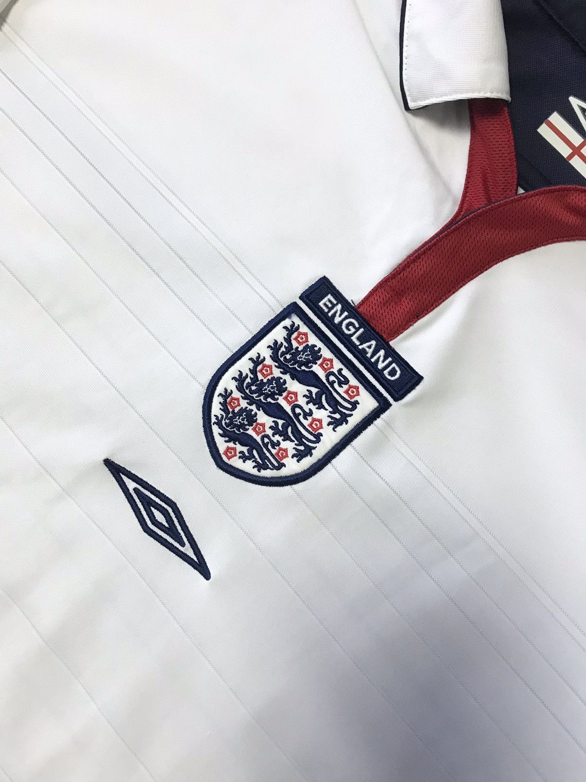 Umbro × Vintage Vintage Umbro Soccer Jersey England 2003/2005 two-side Size US L / EU 52-54 / 3 - 2 Thumbnail