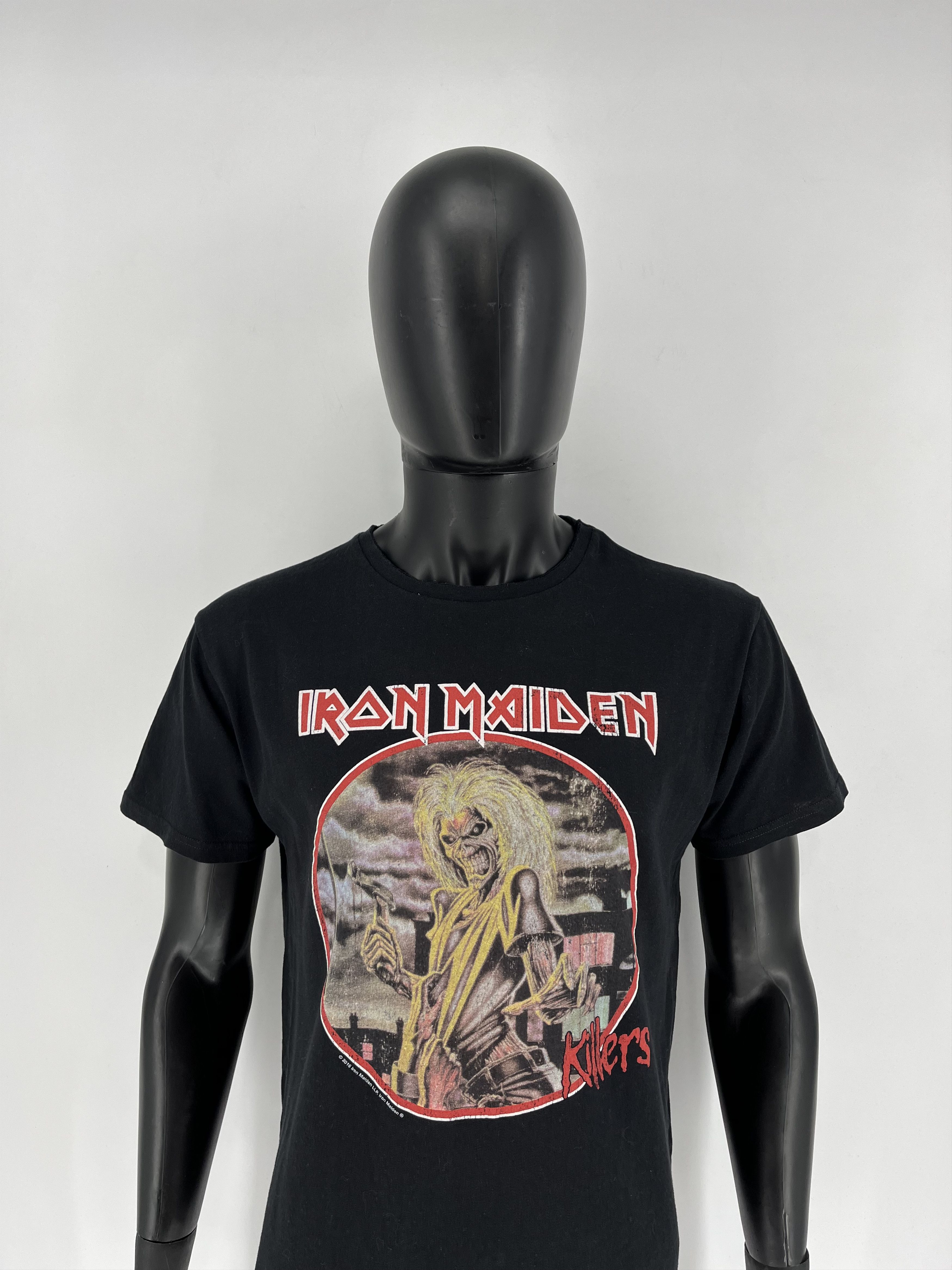Iron Maiden × Vintage Vintage Iron Maiden Band Rock Punk Tee Streetwear hype Size US M / EU 48-50 / 2 - 2 Thumbnail