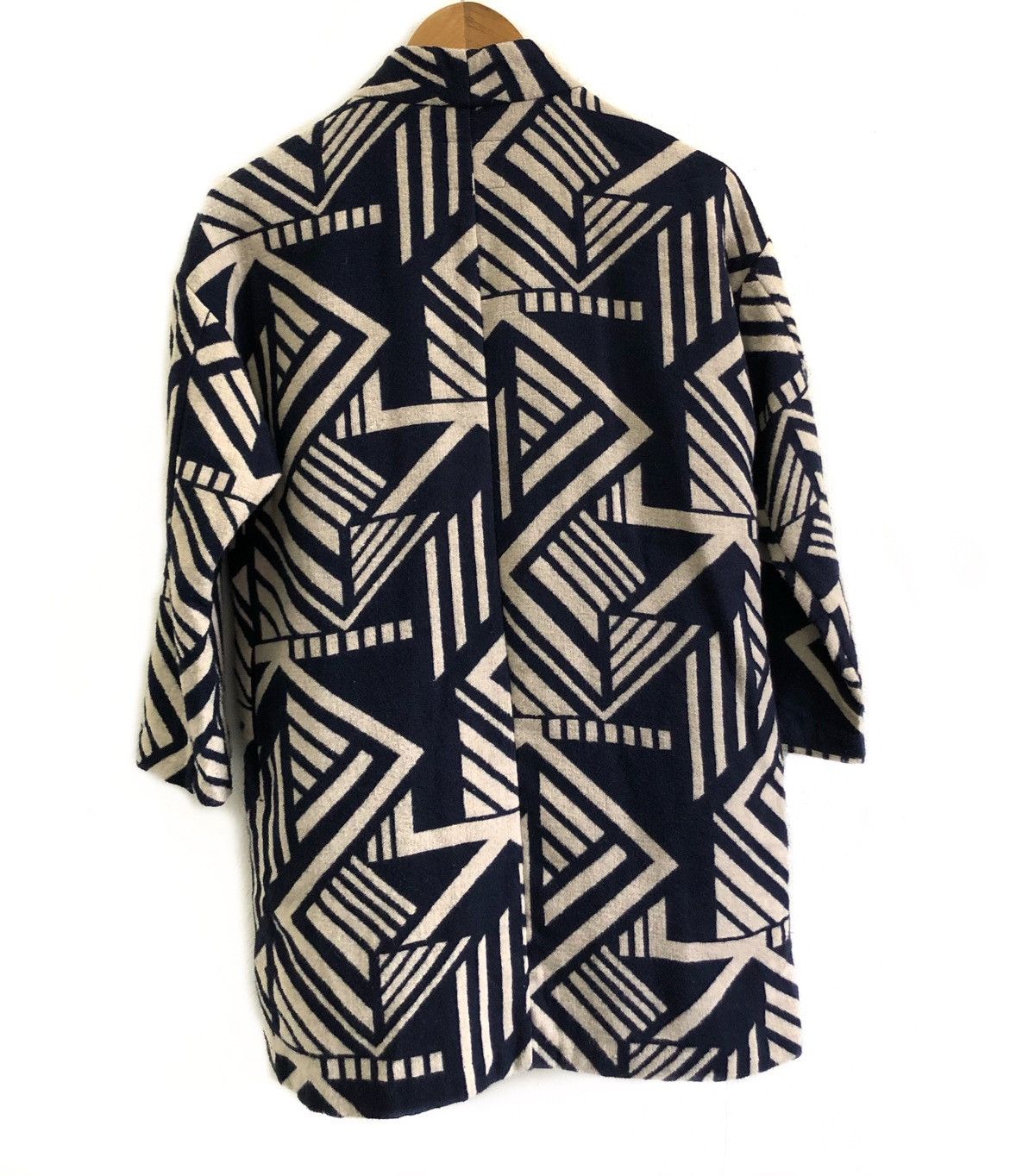 Japanese Brand Kapital Navajo Aztec Design Old Navy Wool Jacket Size US XS / EU 42 / 0 - 6 Thumbnail