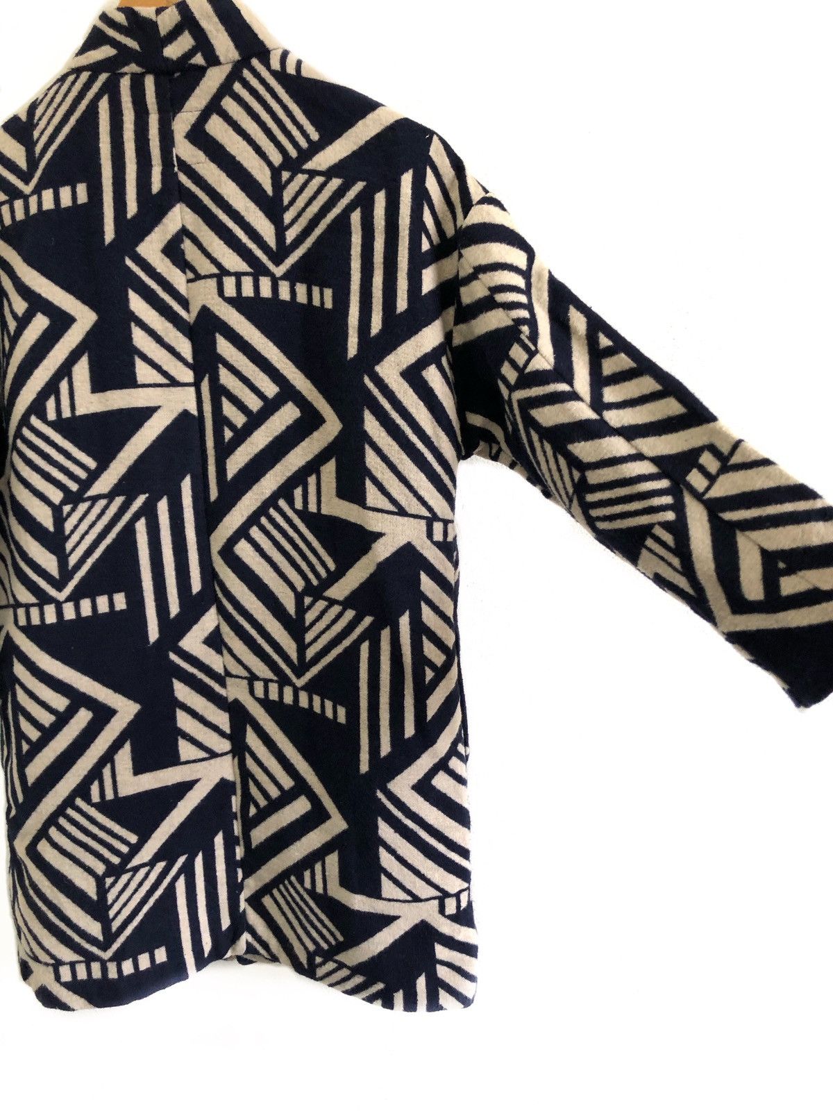 Japanese Brand Kapital Navajo Aztec Design Old Navy Wool Jacket Size US XS / EU 42 / 0 - 8 Thumbnail