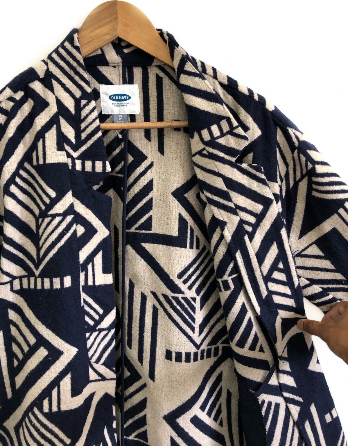 Japanese Brand Kapital Navajo Aztec Design Old Navy Wool Jacket Size US XS / EU 42 / 0 - 3 Thumbnail