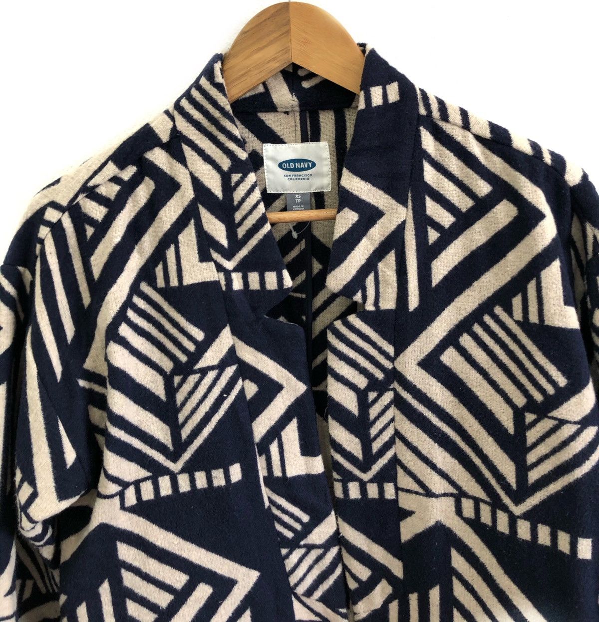 Japanese Brand Kapital Navajo Aztec Design Old Navy Wool Jacket Size US XS / EU 42 / 0 - 5 Thumbnail