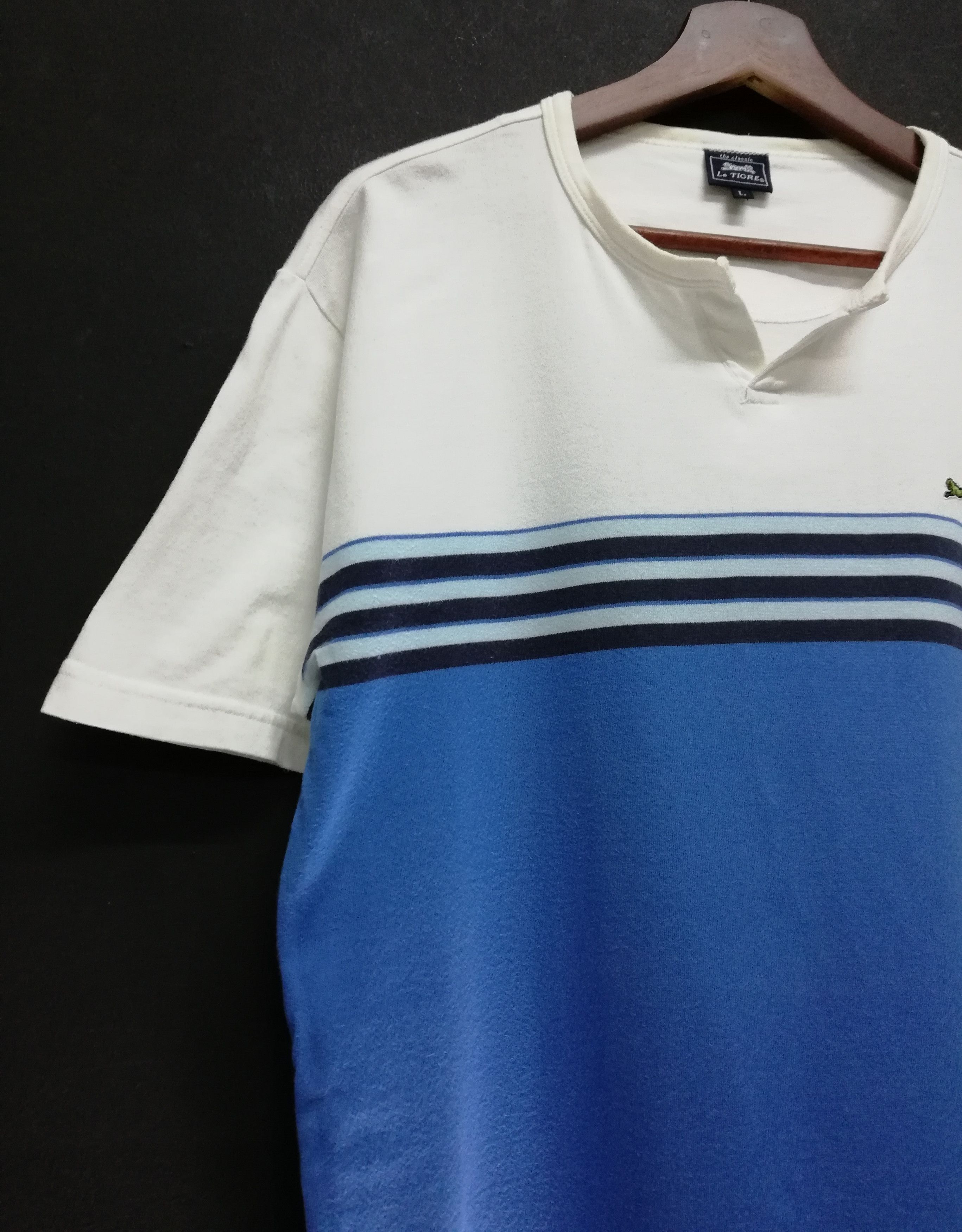 Le TIGRE 🔥The Classic Le Tigre Stripes Tee Short Sleeve T-Shirts🔥 Size US M / EU 48-50 / 2 - 2 Thumbnail