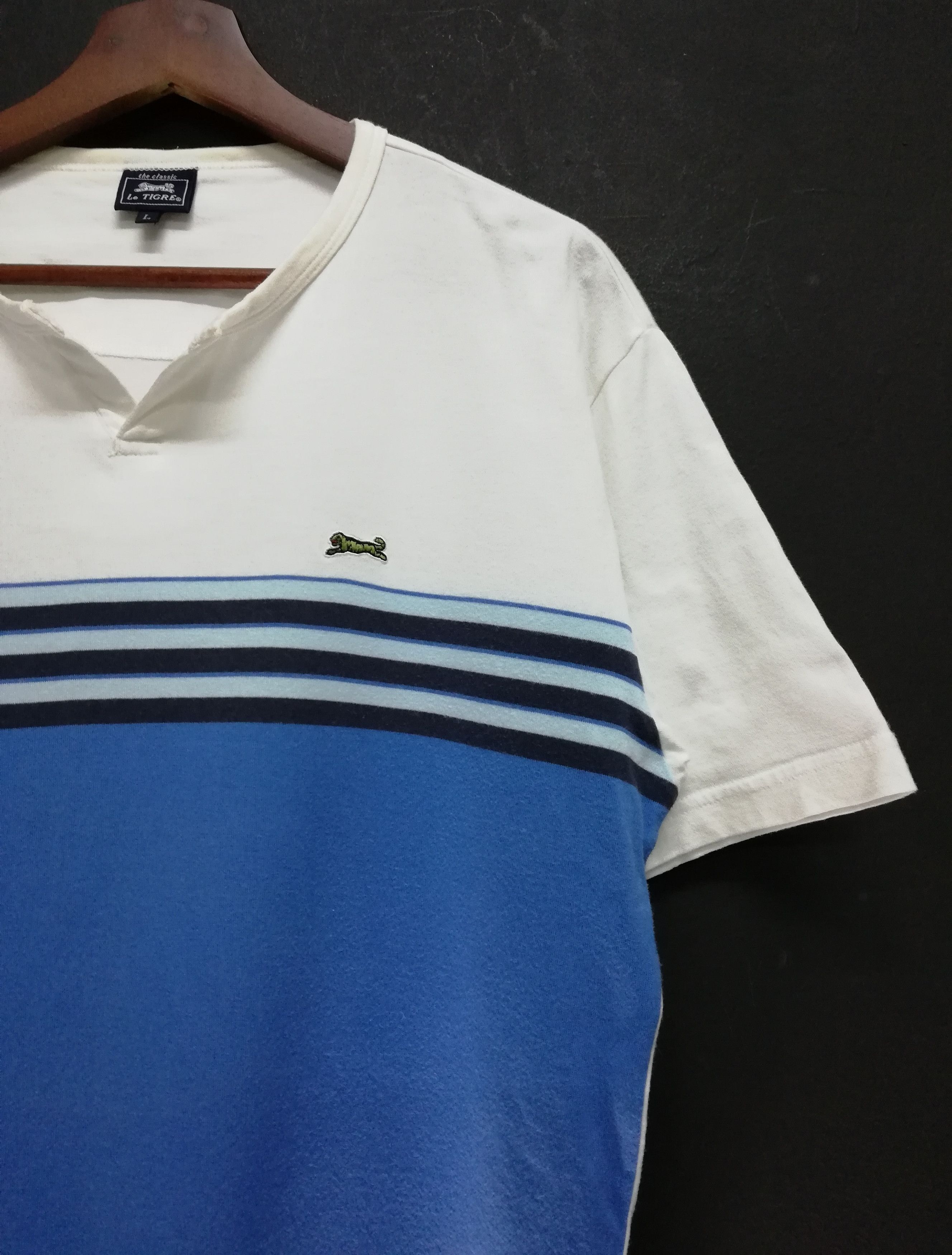 Le TIGRE 🔥The Classic Le Tigre Stripes Tee Short Sleeve T-Shirts🔥 Size US M / EU 48-50 / 2 - 3 Thumbnail
