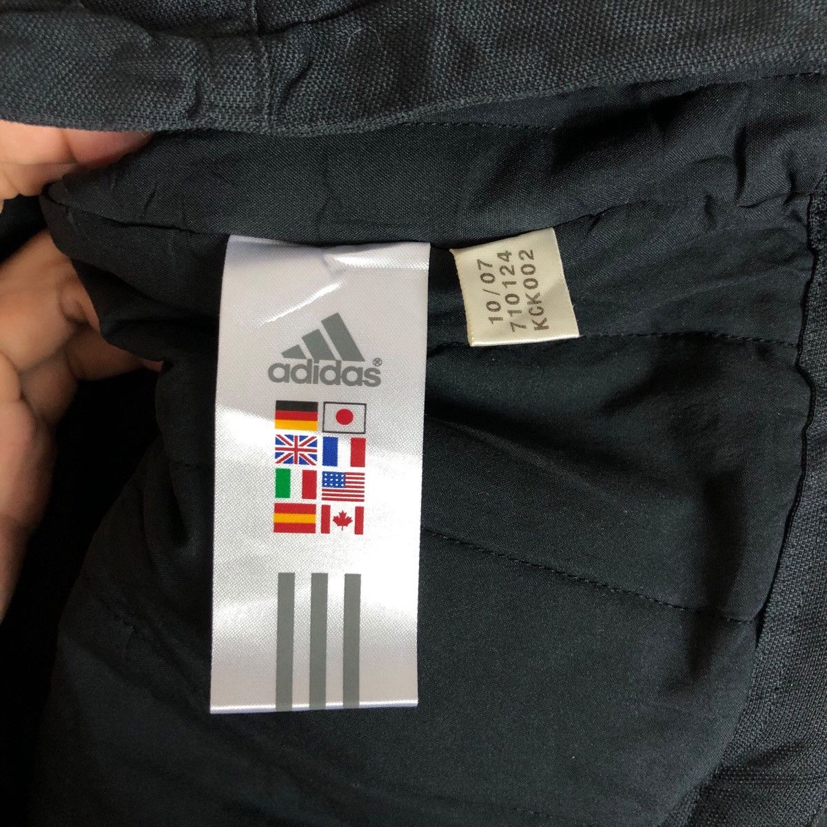 Adidas Adidas Black Multipocket Parka Hoodie Size US L / EU 52-54 / 3 - 6 Thumbnail