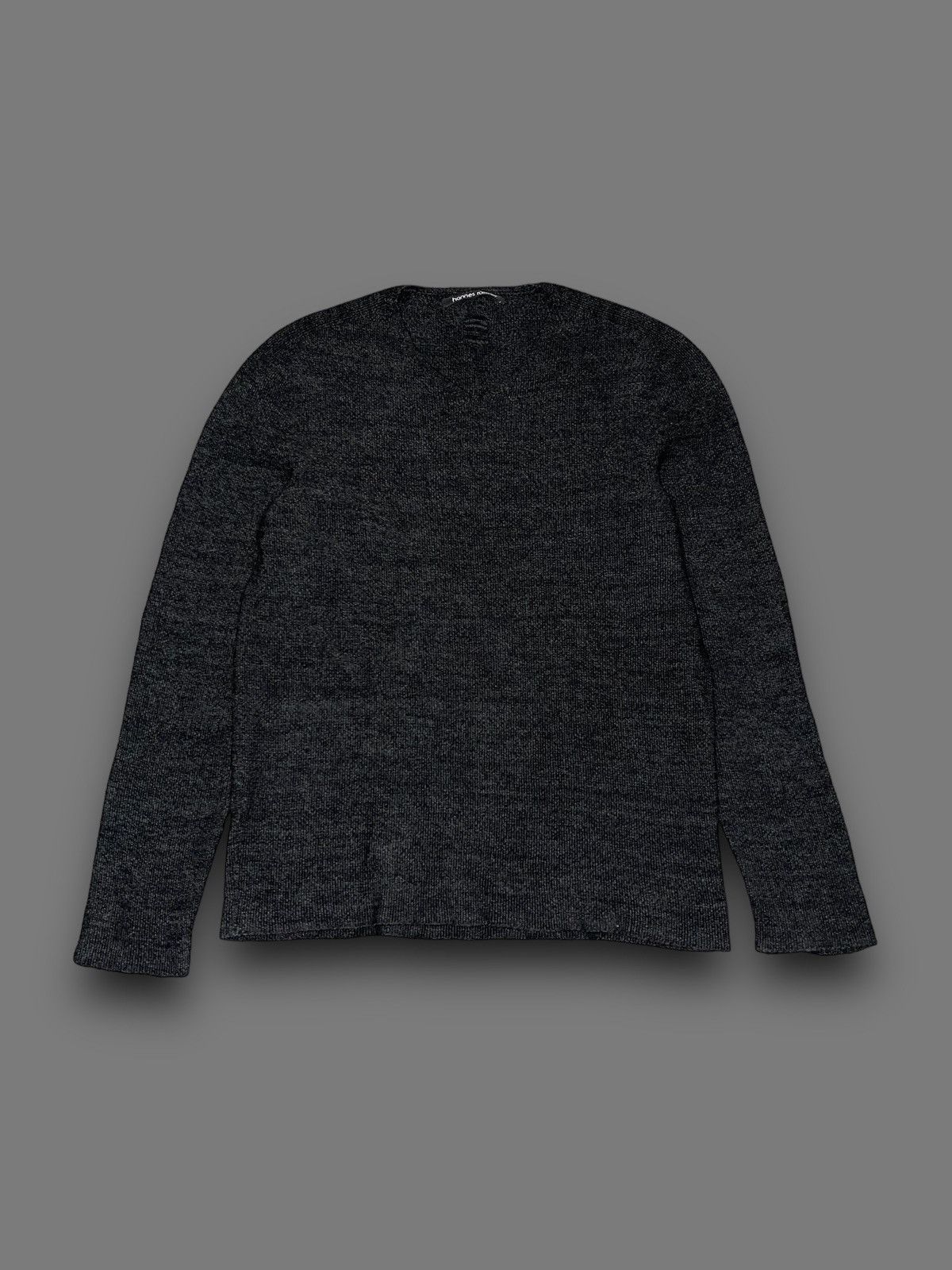hannes roether Hannes Roether Dark Grey Swamp Wool Sweater Size XL / US 12-14 / IT 48-50 - 1 Thumbnail