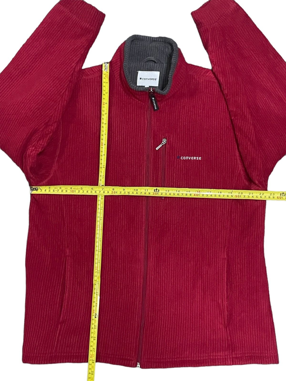 Converse Converse Red Corduroy Insulated Liner Jacket Size US L / EU 52-54 / 3 - 11 Thumbnail
