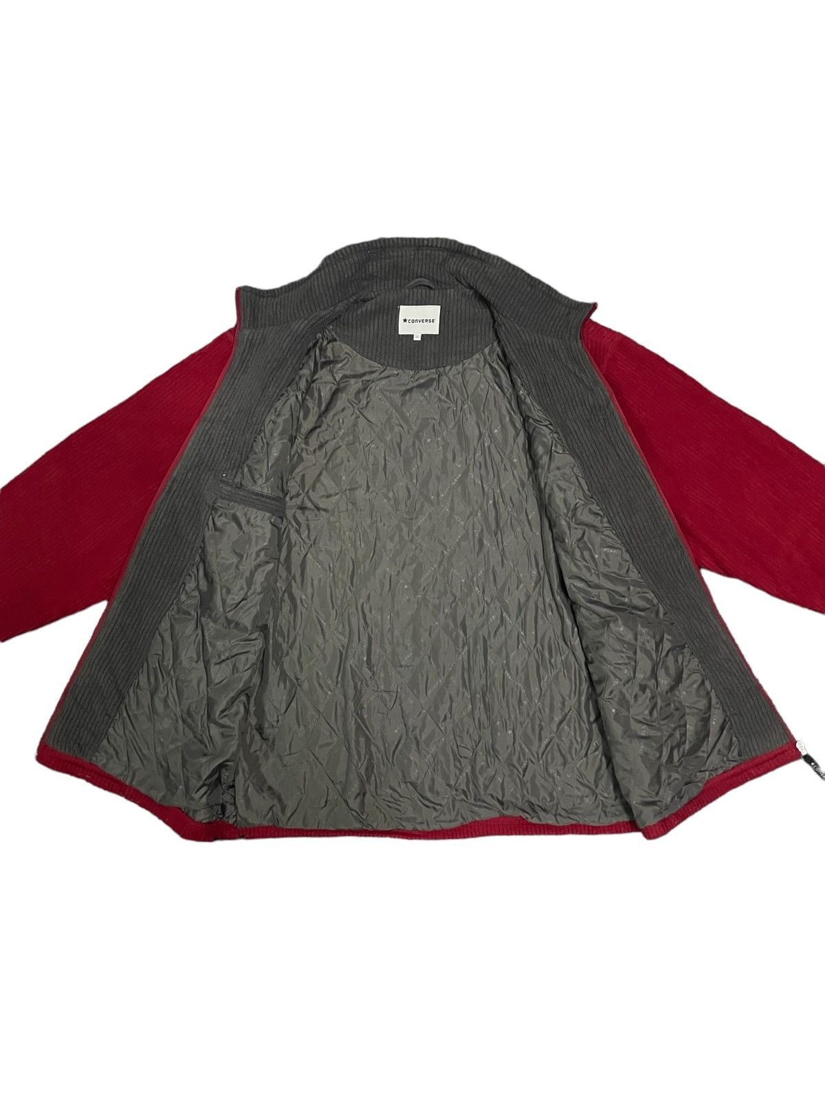 Converse Converse Red Corduroy Insulated Liner Jacket Size US L / EU 52-54 / 3 - 9 Thumbnail