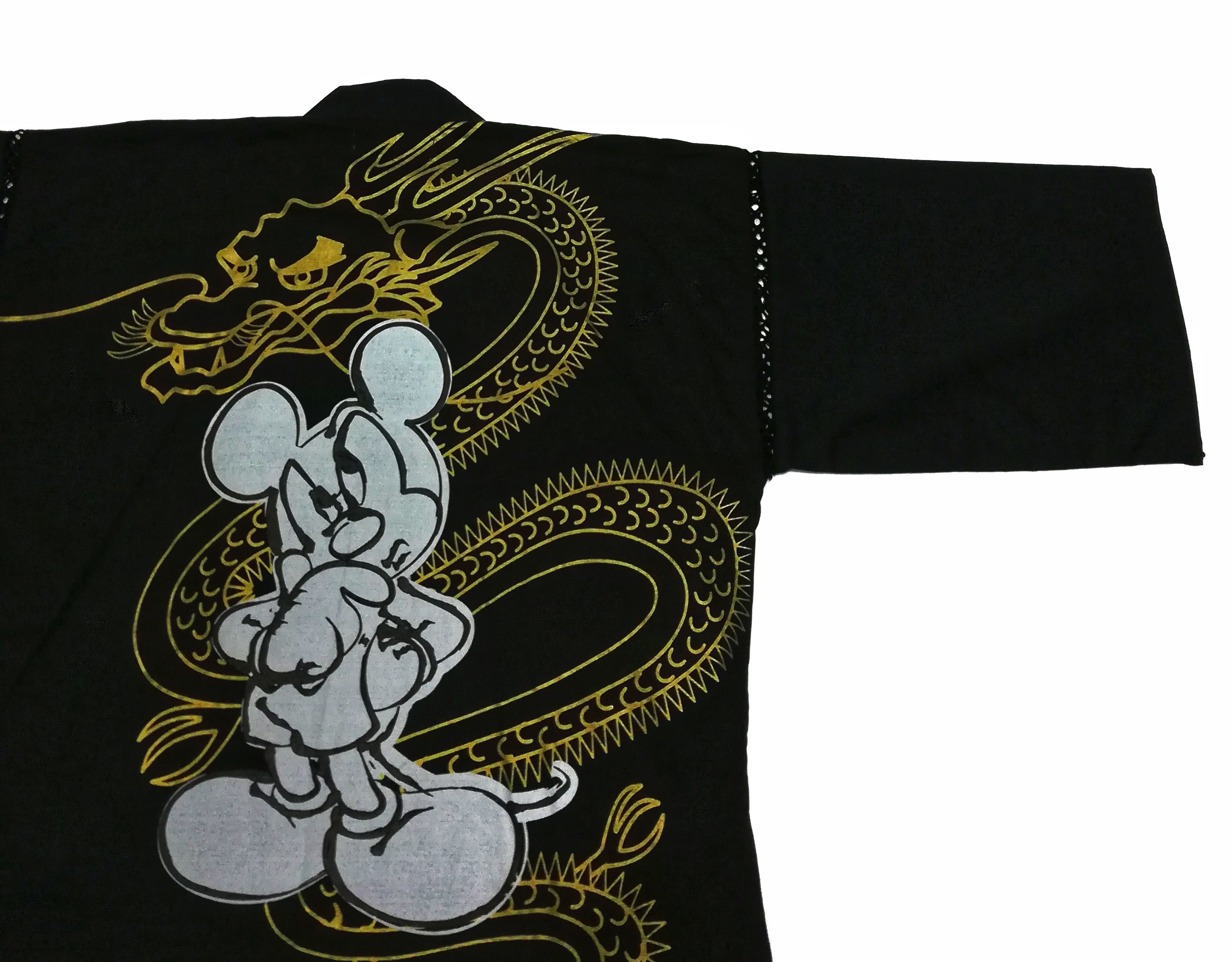 Disney × Japanese Brand 🔥Kimono Japan Dragon × Mickey Mouse Big Logo Cotton🔥 Size US S / EU 44-46 / 1 - 4 Thumbnail