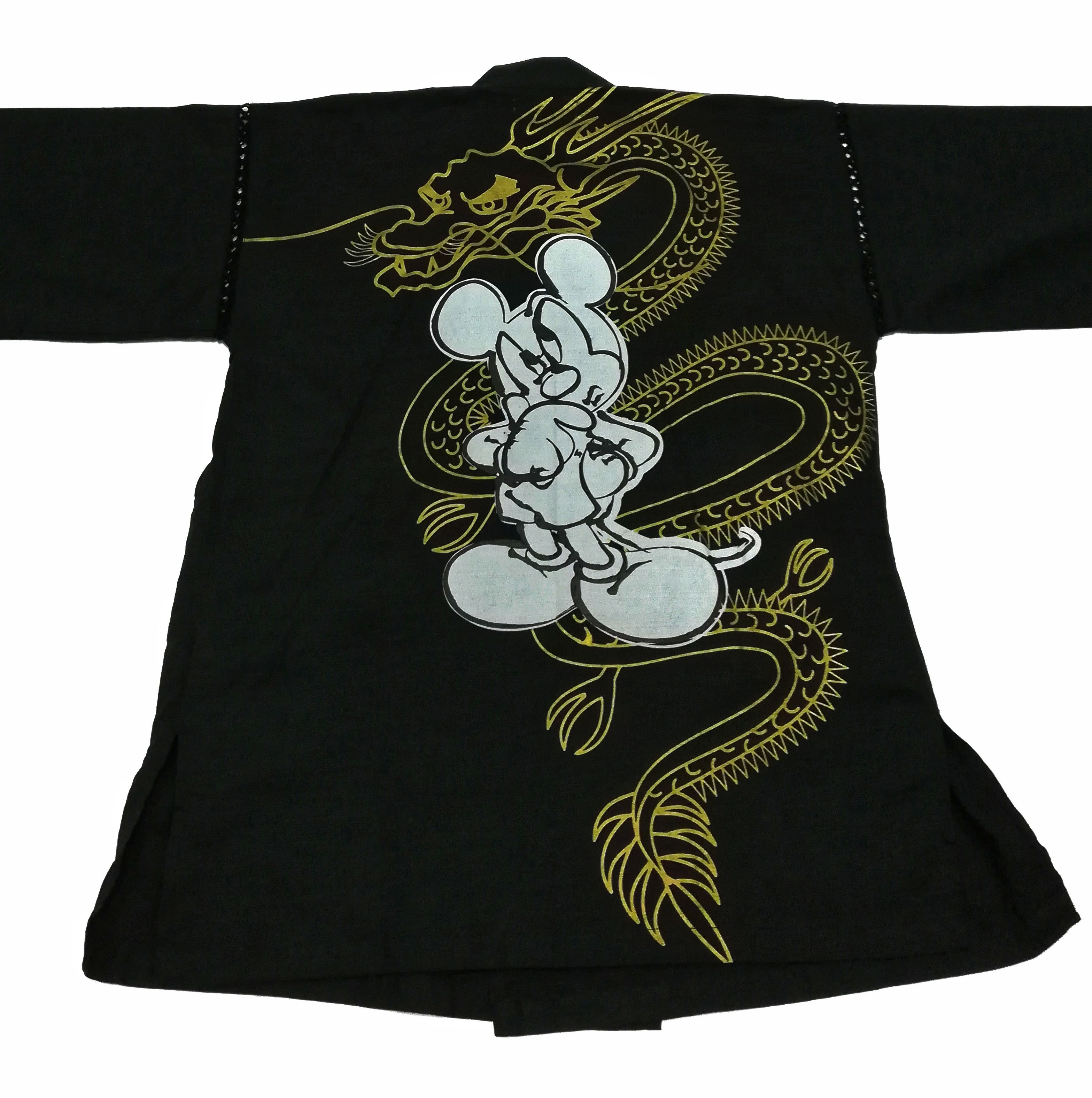 Disney × Japanese Brand 🔥Kimono Japan Dragon × Mickey Mouse Big Logo Cotton🔥 Size US S / EU 44-46 / 1 - 5 Thumbnail