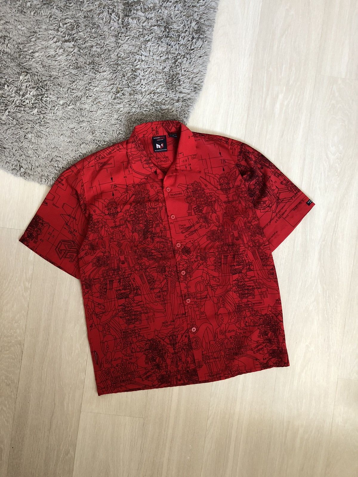Southpole × Vintage Vintage Y2K Southpole Full Print Robot Crazy Shirt Jnco Size US M / EU 48-50 / 2 - 1 Thumbnail