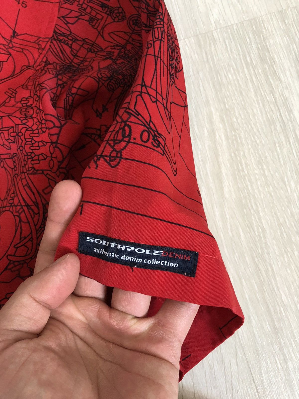 Southpole × Vintage Vintage Y2K Southpole Full Print Robot Crazy Shirt Jnco Size US M / EU 48-50 / 2 - 8 Thumbnail