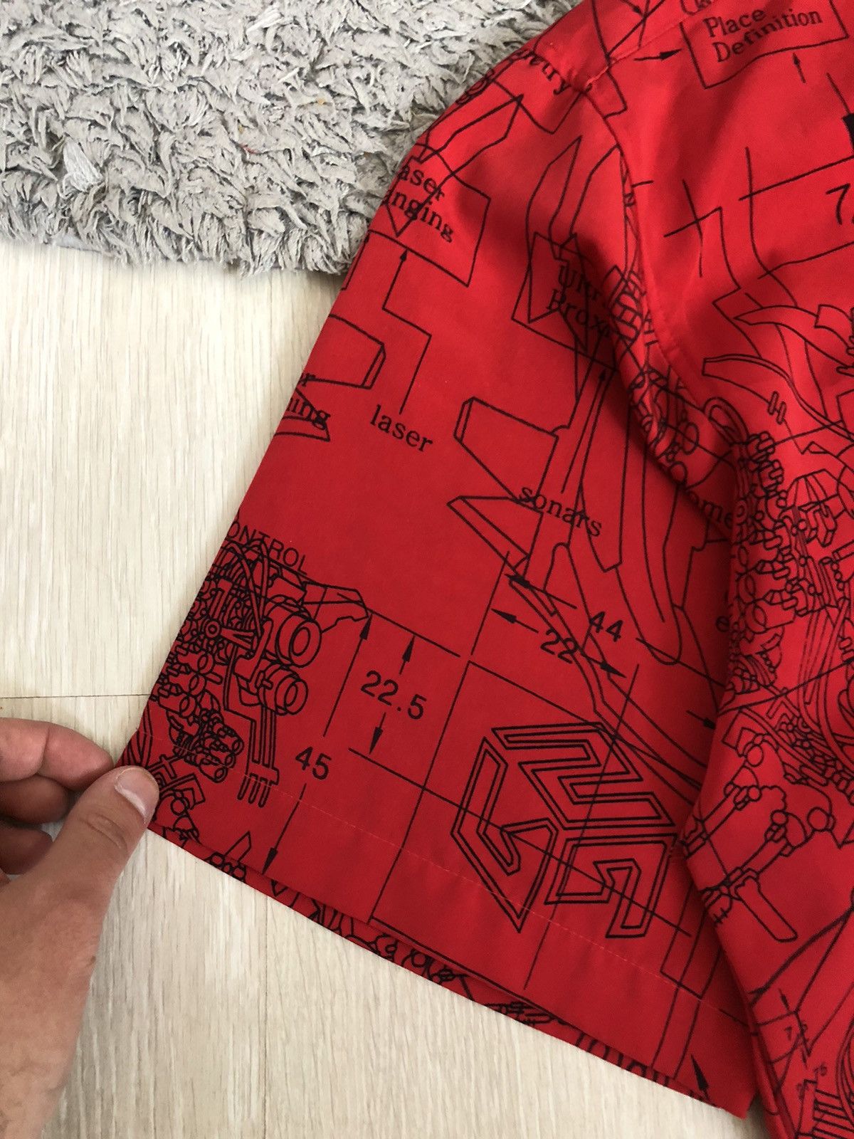 Southpole × Vintage Vintage Y2K Southpole Full Print Robot Crazy Shirt Jnco Size US M / EU 48-50 / 2 - 5 Thumbnail