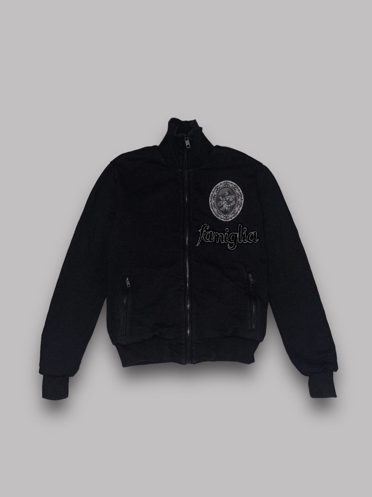 Dolce & Gabbana Dolce & Gabbana Family "Famigia" Big Logo Dark Grey Crewneck Size US S / EU 44-46 / 1 - 1 Thumbnail