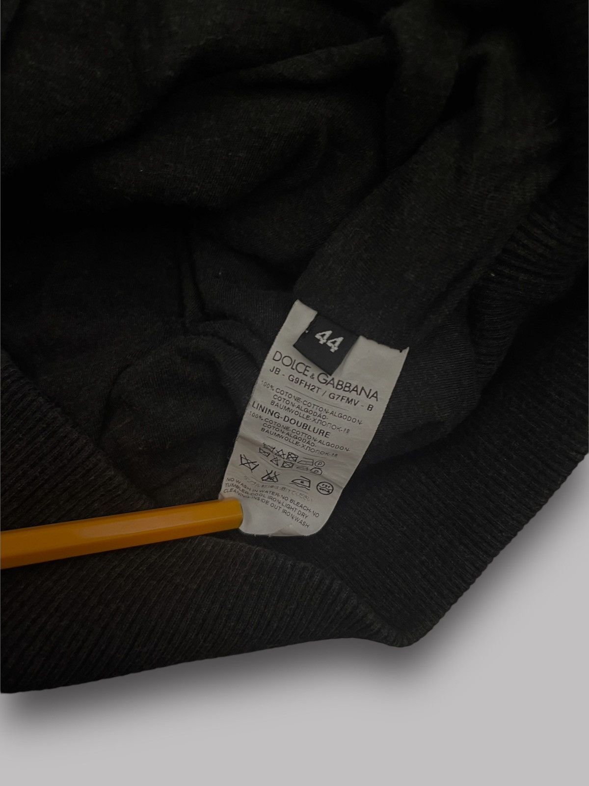 Dolce & Gabbana Dolce & Gabbana Family "Famigia" Big Logo Dark Grey Crewneck Size US S / EU 44-46 / 1 - 10 Thumbnail