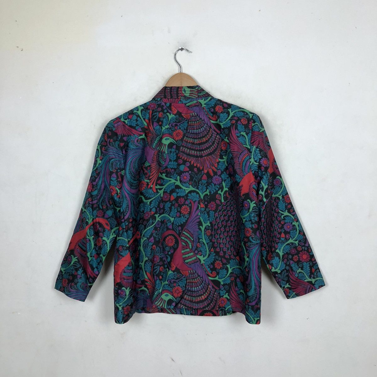 Japanese Brand COLOURFUL PRINT THAI SILK 100% JACKET Size US M / EU 48-50 / 2 - 6 Thumbnail