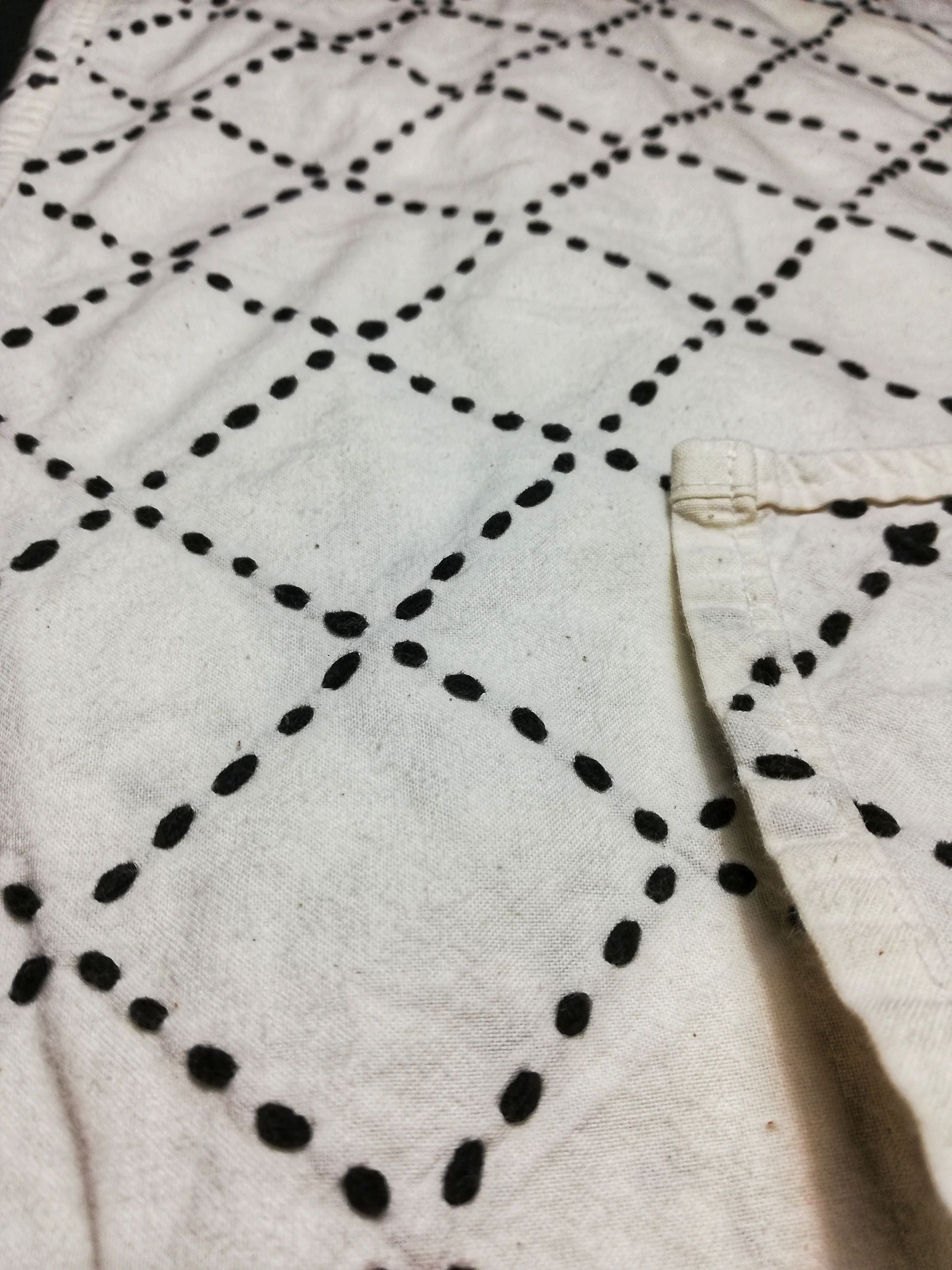 Art Comes First × Japanese Brand 🔥Sashiko Stitch Vintage Japanese Kimono Traditional Boro🔥 Size US S / EU 44-46 / 1 - 18 Thumbnail