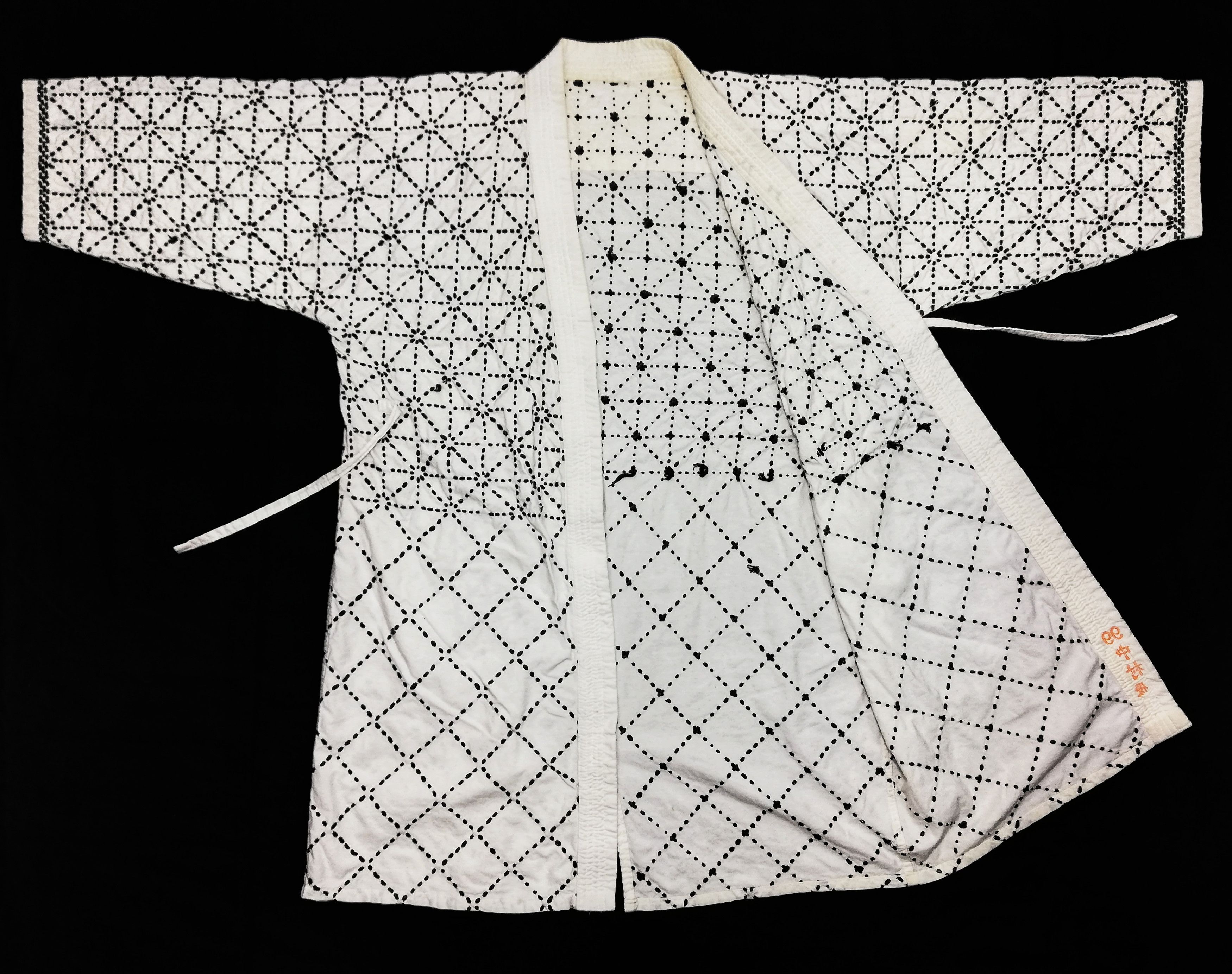 Art Comes First × Japanese Brand 🔥Sashiko Stitch Vintage Japanese Kimono Traditional Boro🔥 Size US S / EU 44-46 / 1 - 10 Thumbnail