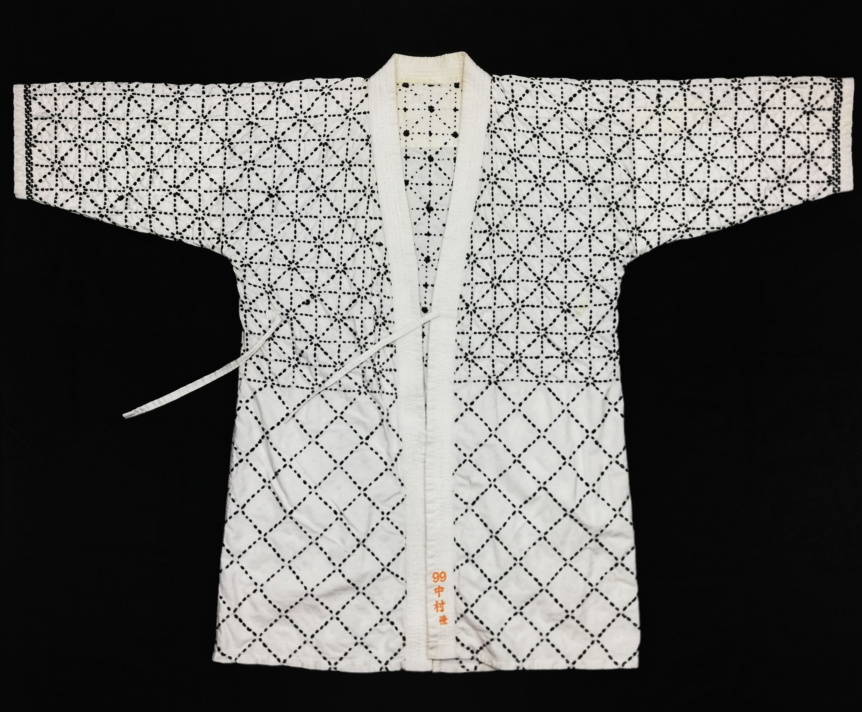 Art Comes First × Japanese Brand 🔥Sashiko Stitch Vintage Japanese Kimono Traditional Boro🔥 Size US S / EU 44-46 / 1 - 4 Thumbnail