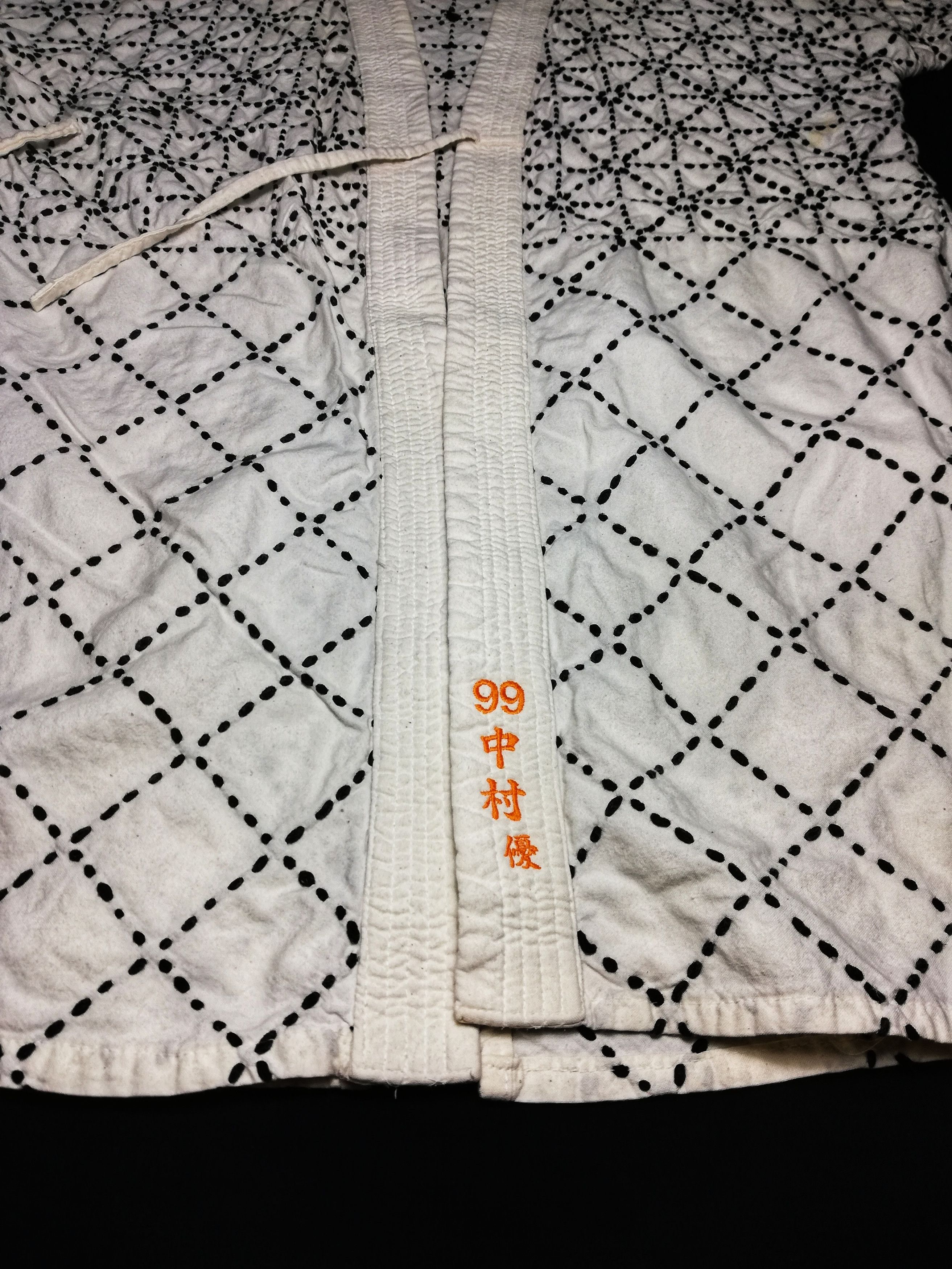 Art Comes First × Japanese Brand 🔥Sashiko Stitch Vintage Japanese Kimono Traditional Boro🔥 Size US S / EU 44-46 / 1 - 6 Thumbnail