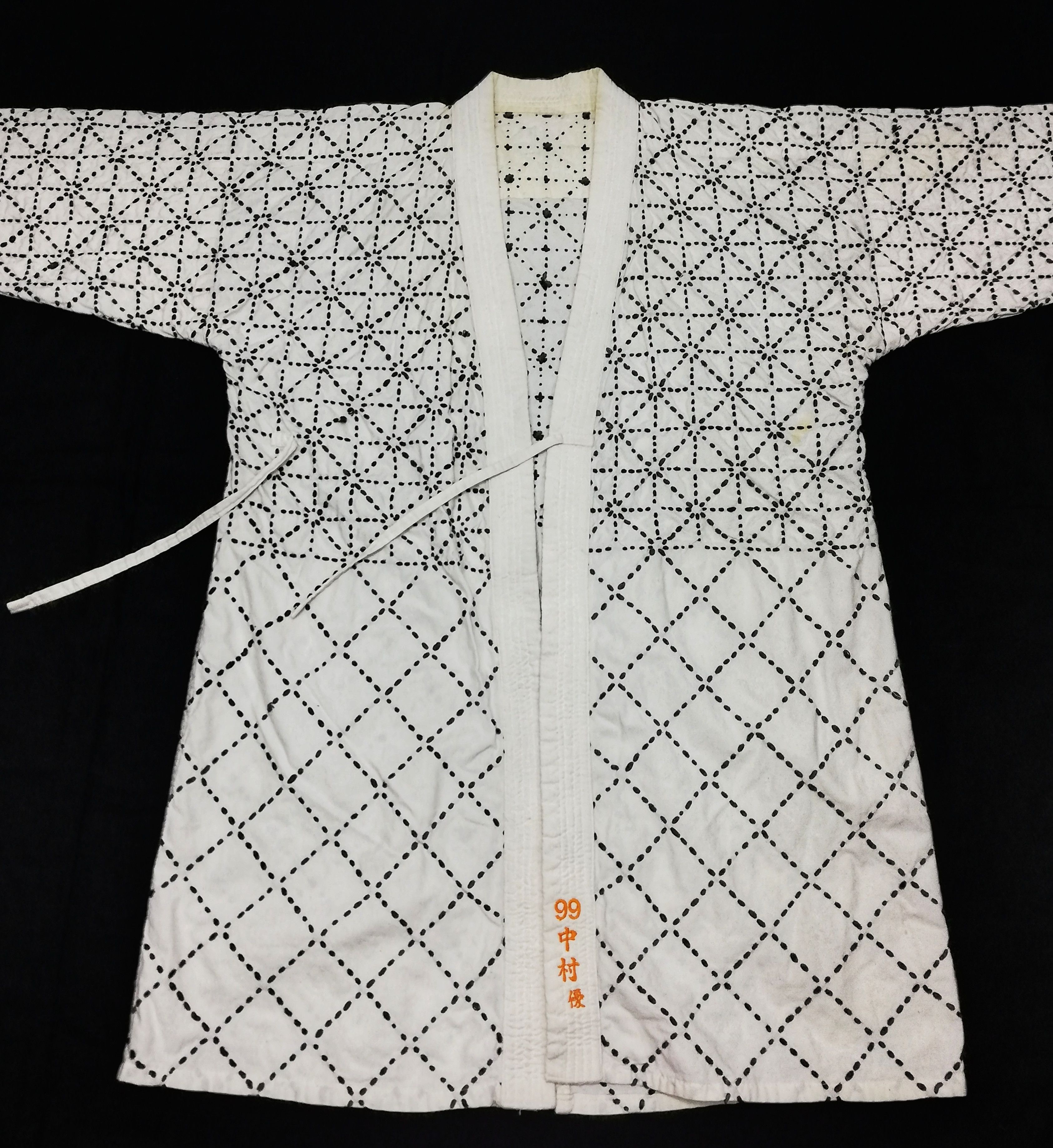 Art Comes First × Japanese Brand 🔥Sashiko Stitch Vintage Japanese Kimono Traditional Boro🔥 Size US S / EU 44-46 / 1 - 5 Thumbnail