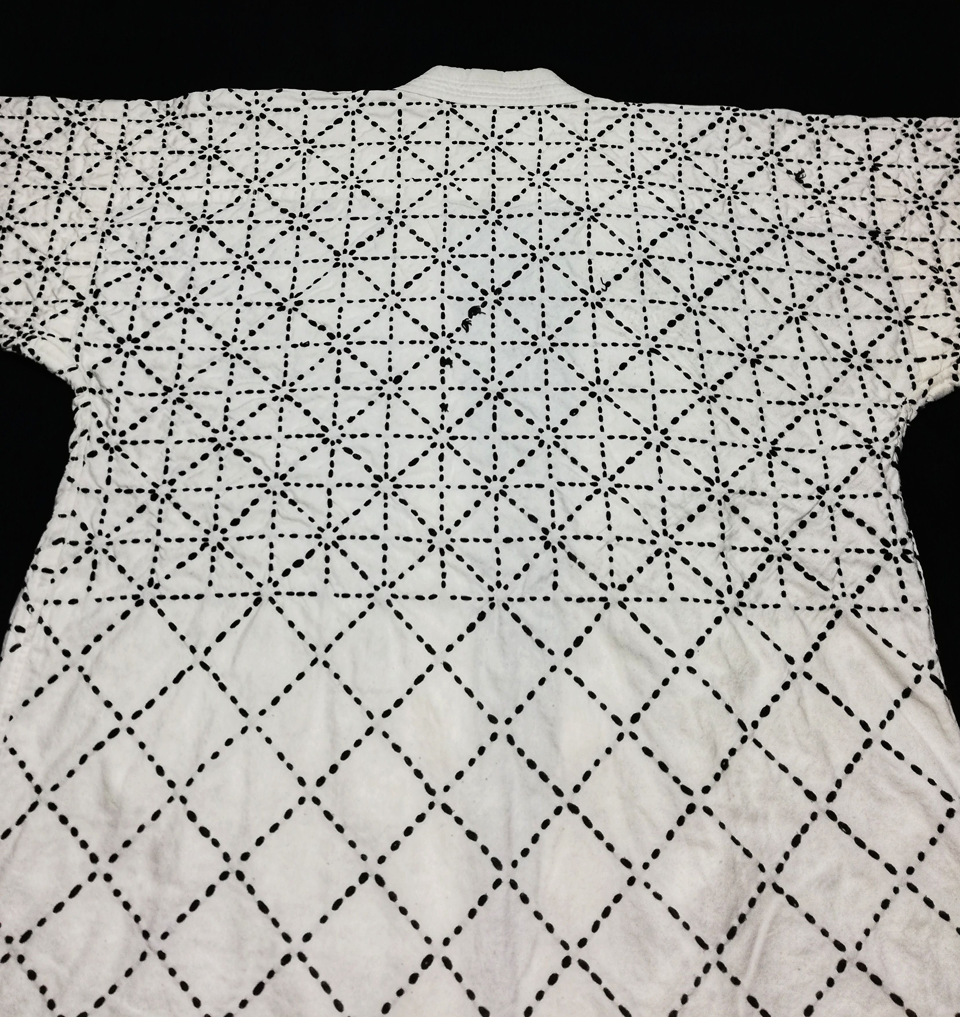 Art Comes First × Japanese Brand 🔥Sashiko Stitch Vintage Japanese Kimono Traditional Boro🔥 Size US S / EU 44-46 / 1 - 16 Thumbnail
