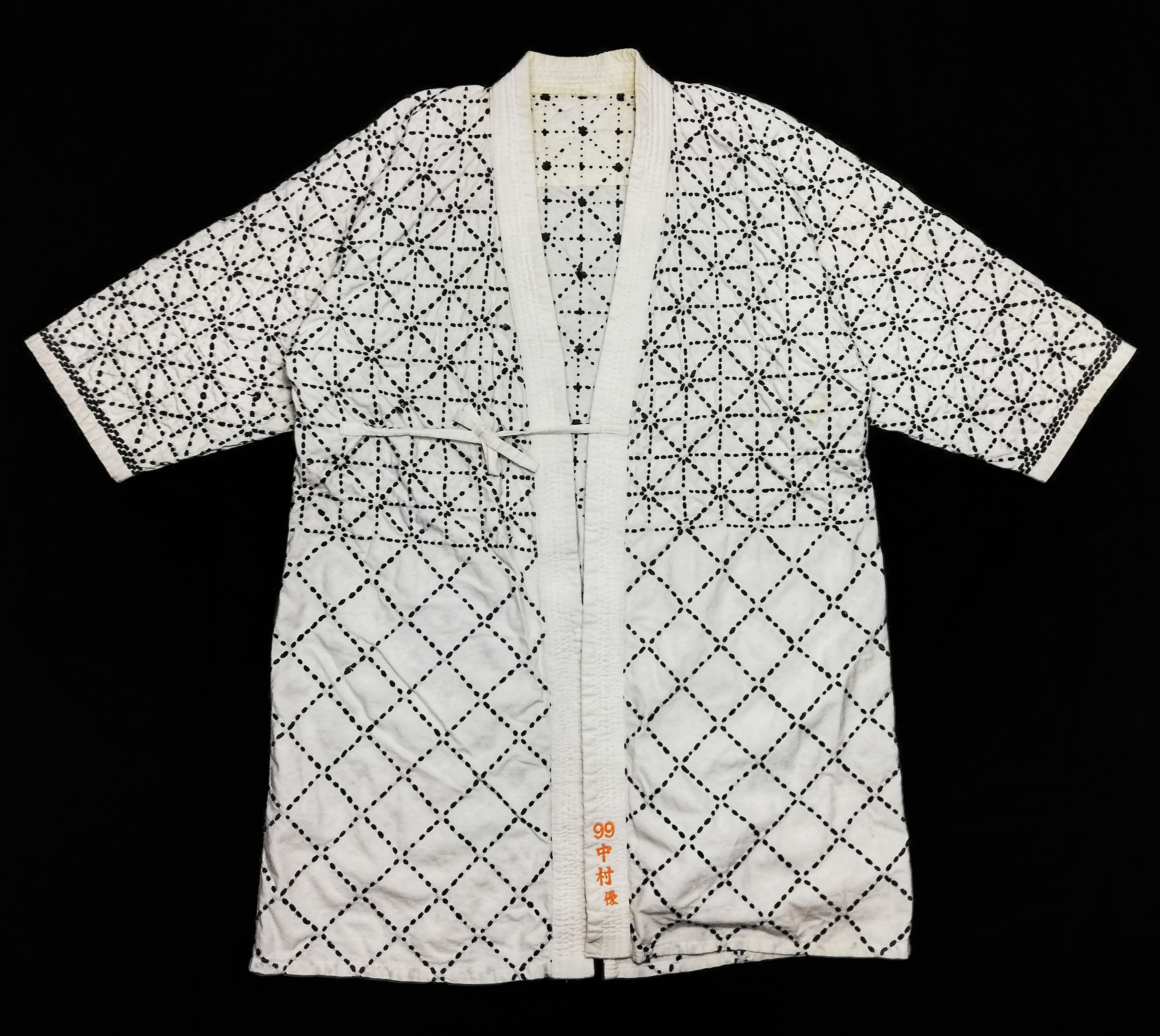 Art Comes First × Japanese Brand 🔥Sashiko Stitch Vintage Japanese Kimono Traditional Boro🔥 Size US S / EU 44-46 / 1 - 12 Thumbnail