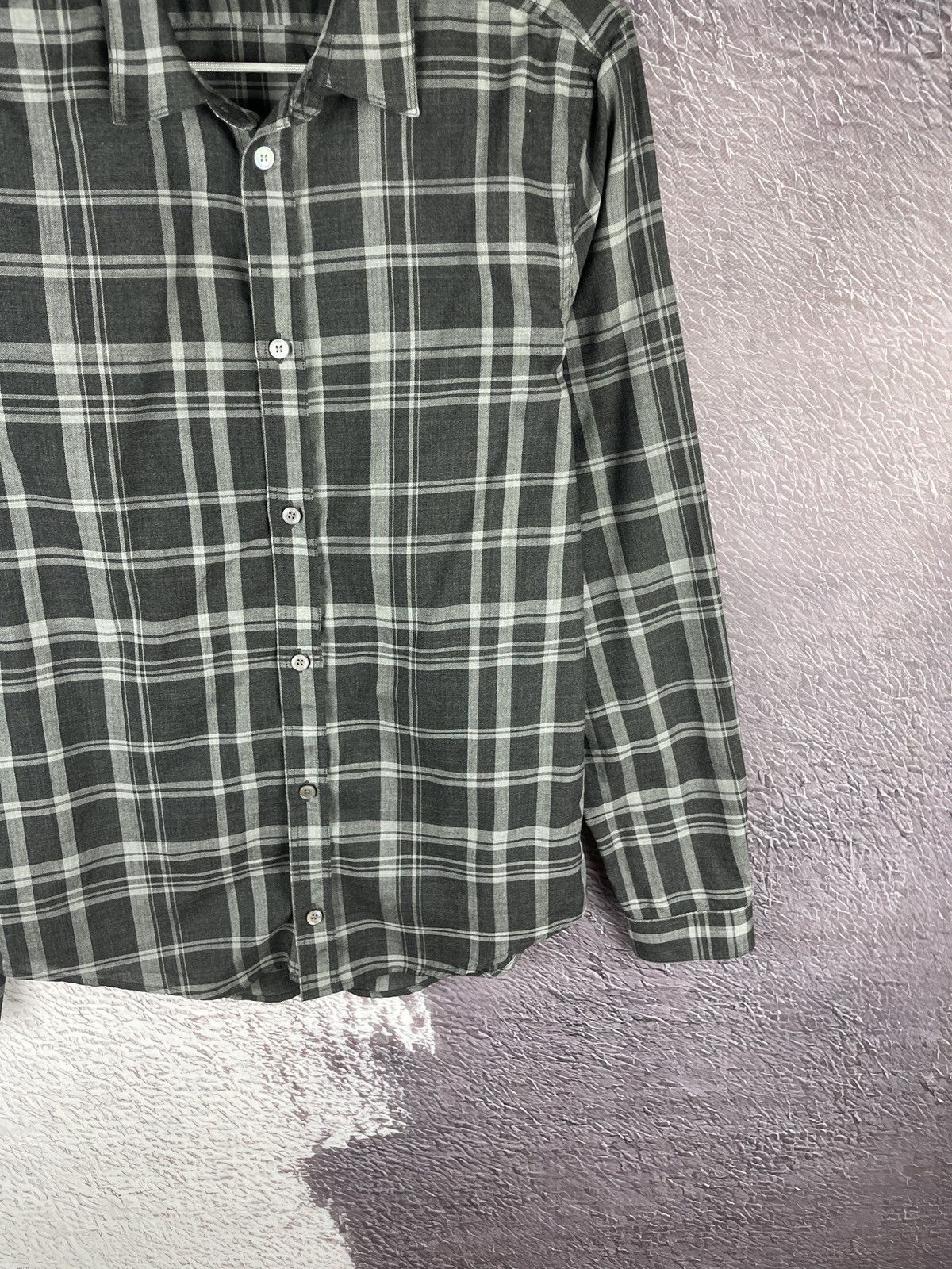 Cos COS wool grey checkered lightweight long sleeve shirt Size US S / EU 44-46 / 1 - 4 Thumbnail