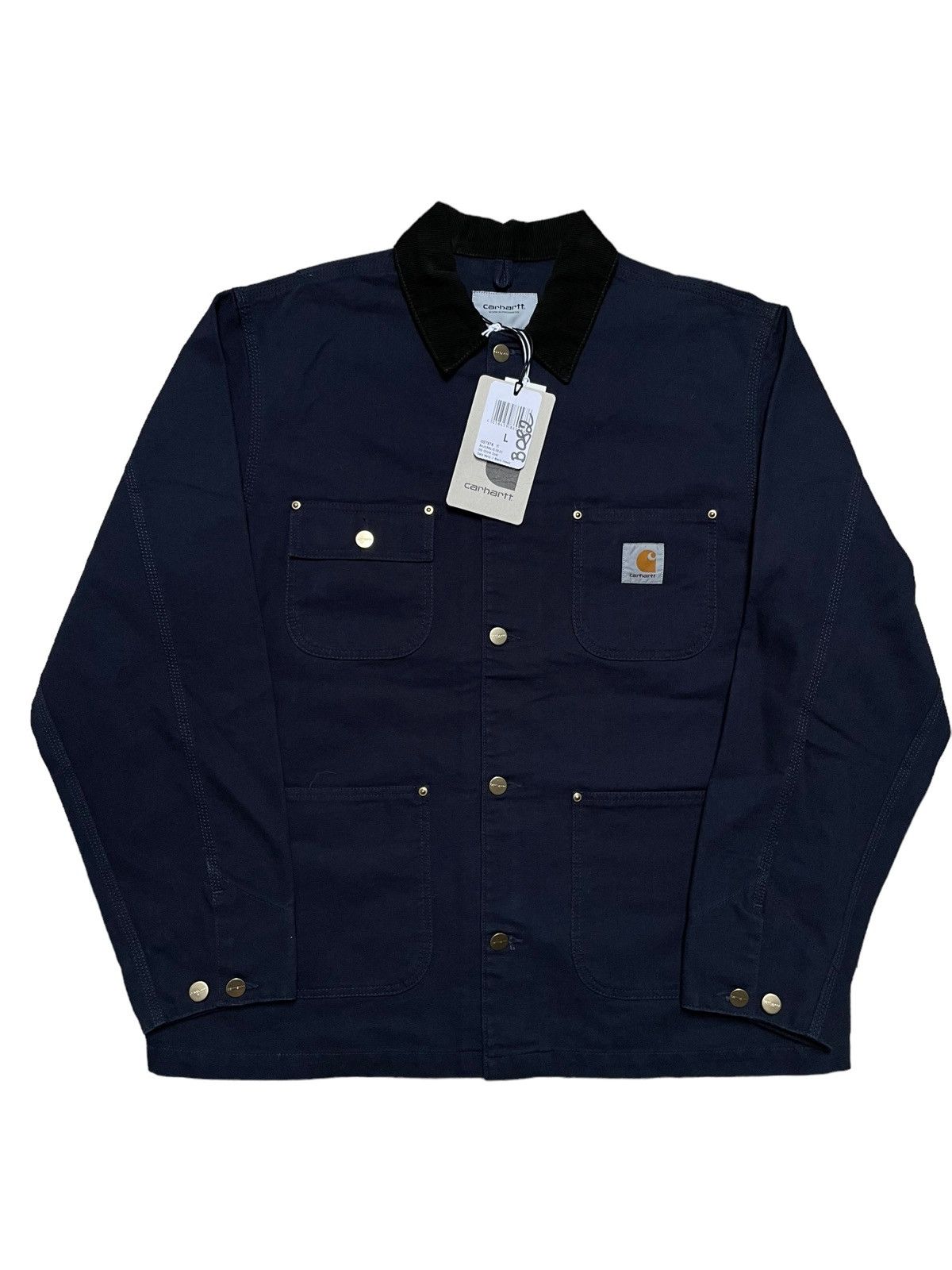 Blue Carhartt WIP OG Chore Coat