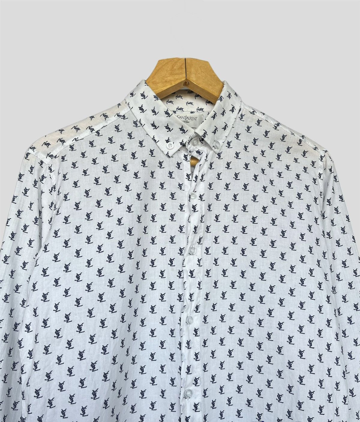 Yves Saint Laurent Yves Saint Laurent Shirts Size US M / EU 48-50 / 2 - 2 Thumbnail