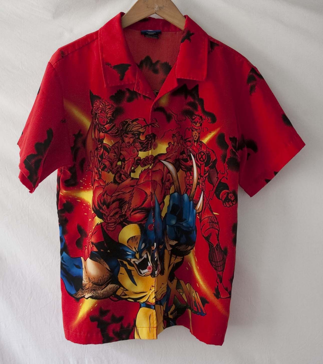 Marvel Comics × Vintage X-Men Shirt All Over Print 2002 Vtg Size Youth XL/ Men S Size US S / EU 44-46 / 1 - 2 Thumbnail