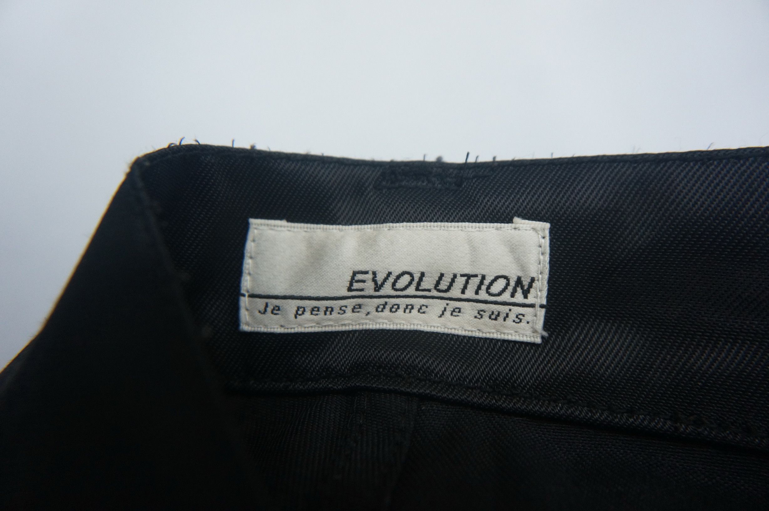 Japanese Brand EVOLUTION Flared Low Rise Skinny Shiny Black Women's pants Size 29" - 10 Thumbnail