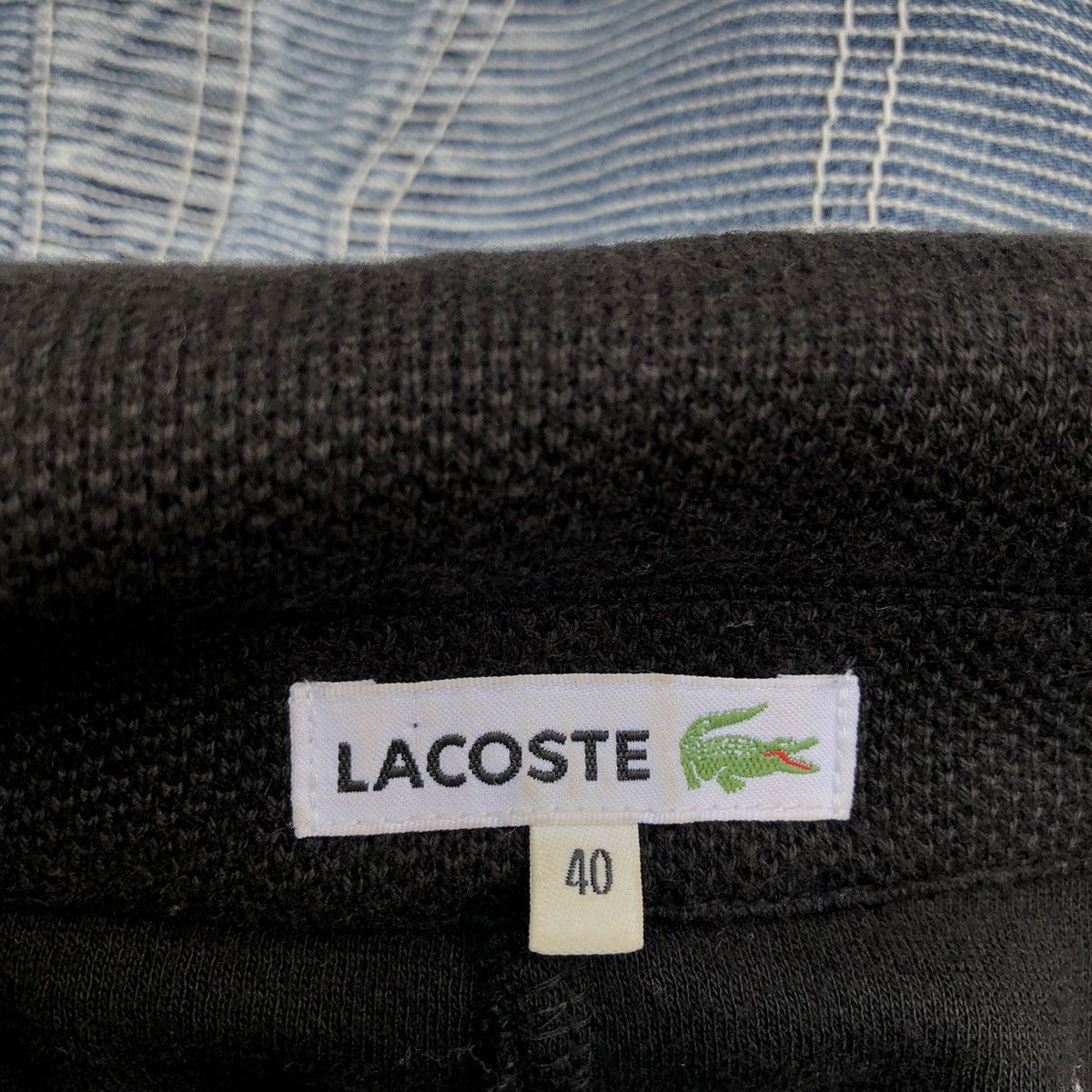 Japanese Brand ULTIMATE BLACK LACOSTE JACKET AVANT GARDE DESIGN Size US M / EU 48-50 / 2 - 9 Thumbnail