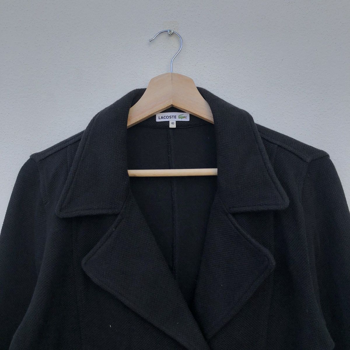 Japanese Brand ULTIMATE BLACK LACOSTE JACKET AVANT GARDE DESIGN Size US M / EU 48-50 / 2 - 5 Thumbnail