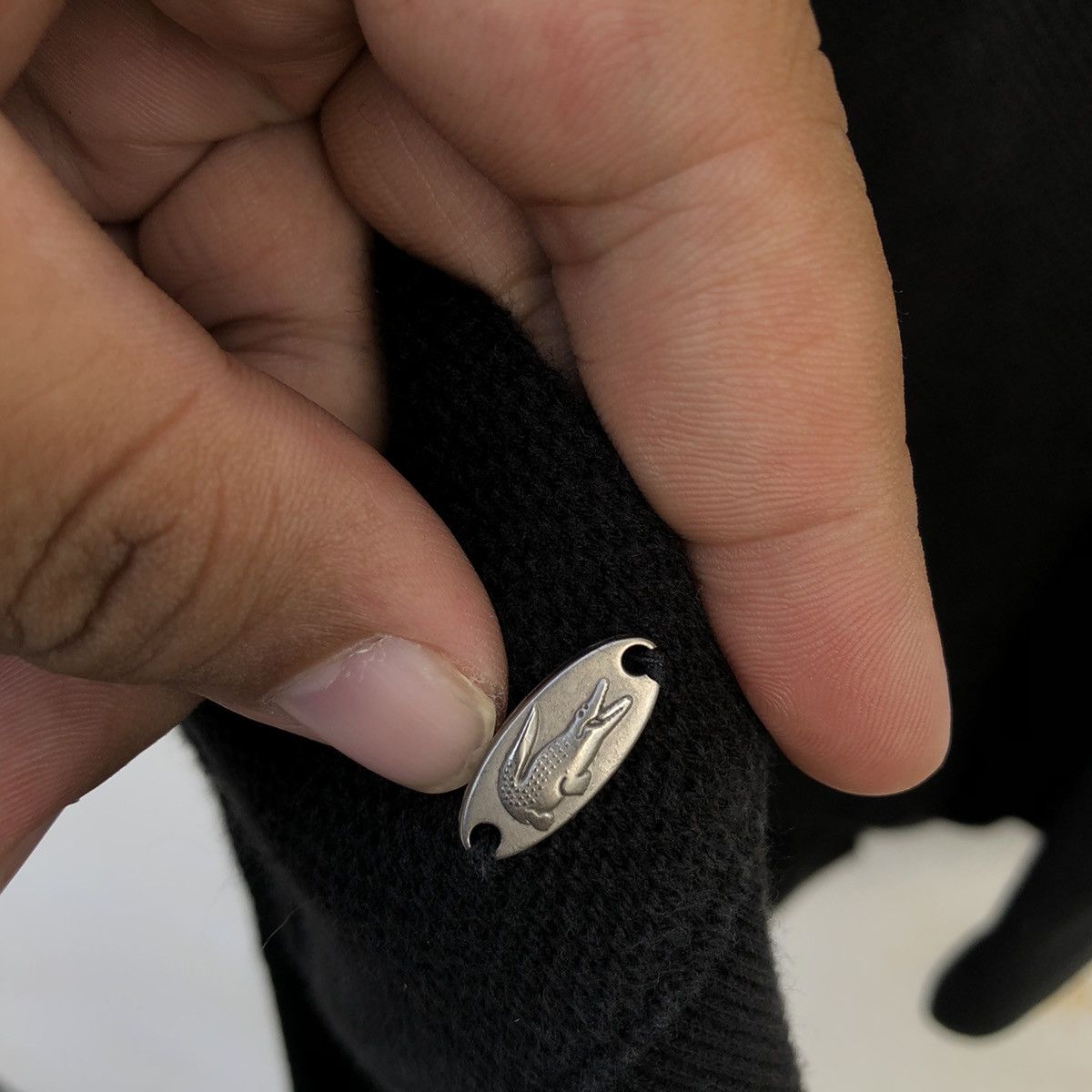 Japanese Brand ULTIMATE BLACK LACOSTE JACKET AVANT GARDE DESIGN Size US M / EU 48-50 / 2 - 7 Thumbnail