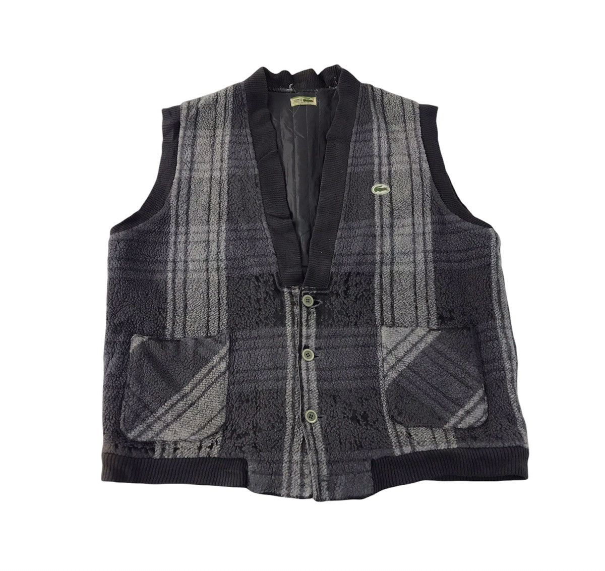 Japanese Brand × Lacoste Chemise Lacoste Wool Fluffy Fleece Insulated Wool Jacket Size US XXL / EU 58 / 5 - 1 Thumbnail