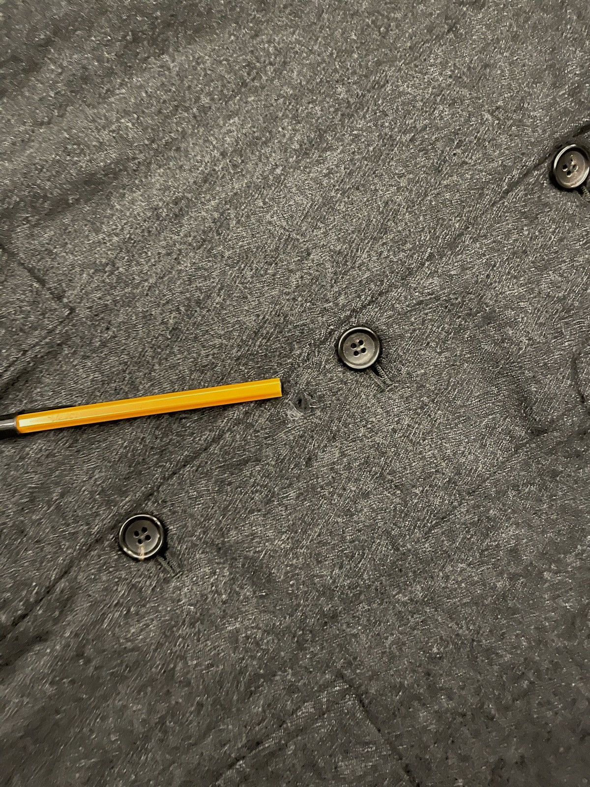 Comme des Garcons AW1998 Comme Des Garcons Home Dark Grey Swamp Wool Blazer Size US M / EU 48-50 / 2 - 14 Thumbnail
