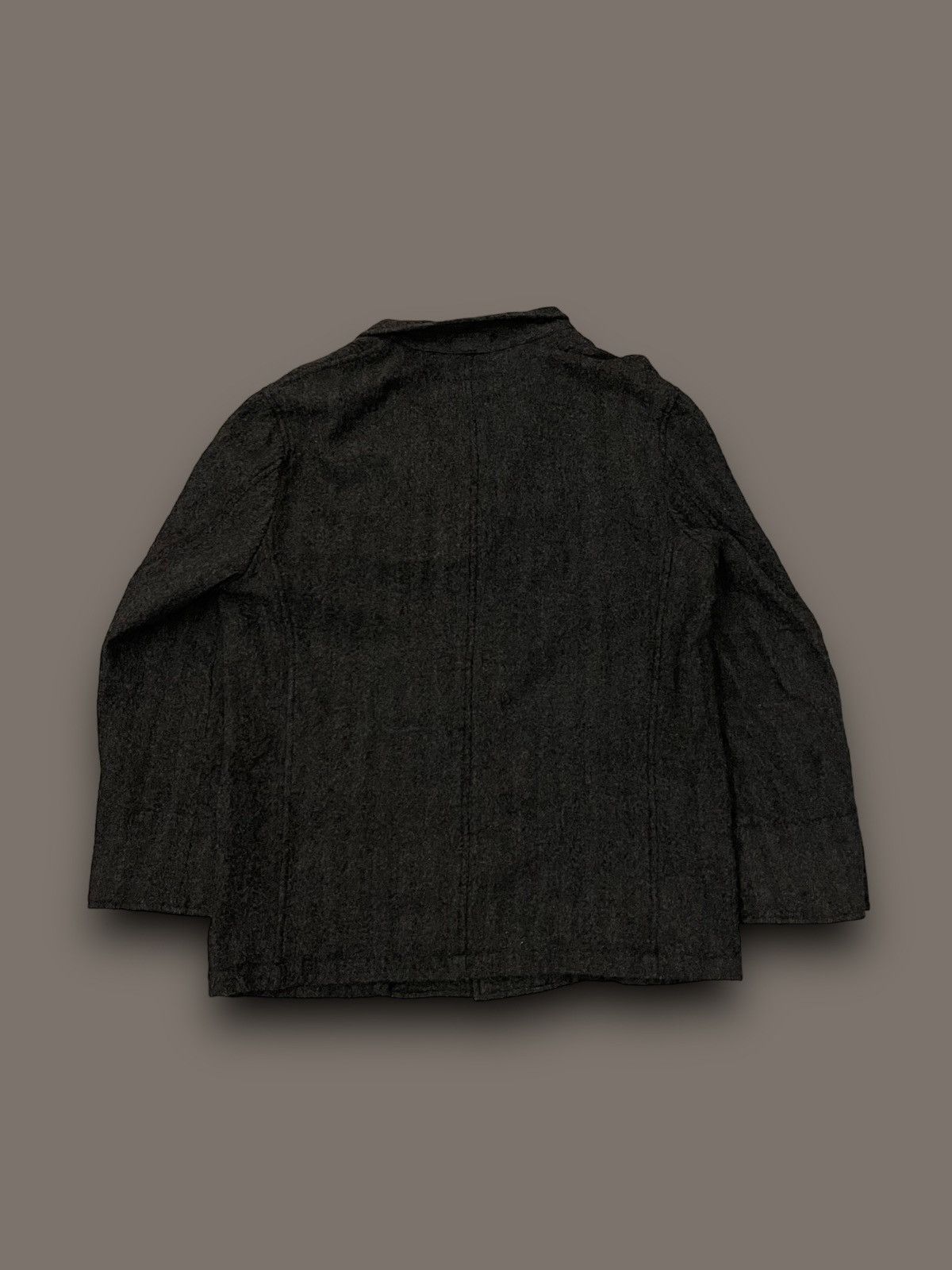 Comme des Garcons AW1998 Comme Des Garcons Home Dark Grey Swamp Wool Blazer Size US M / EU 48-50 / 2 - 6 Thumbnail