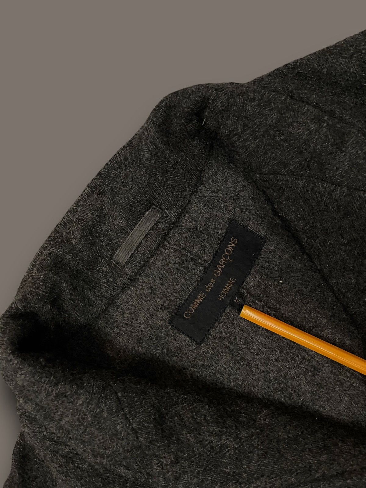 Comme des Garcons AW1998 Comme Des Garcons Home Dark Grey Swamp Wool Blazer Size US M / EU 48-50 / 2 - 11 Thumbnail